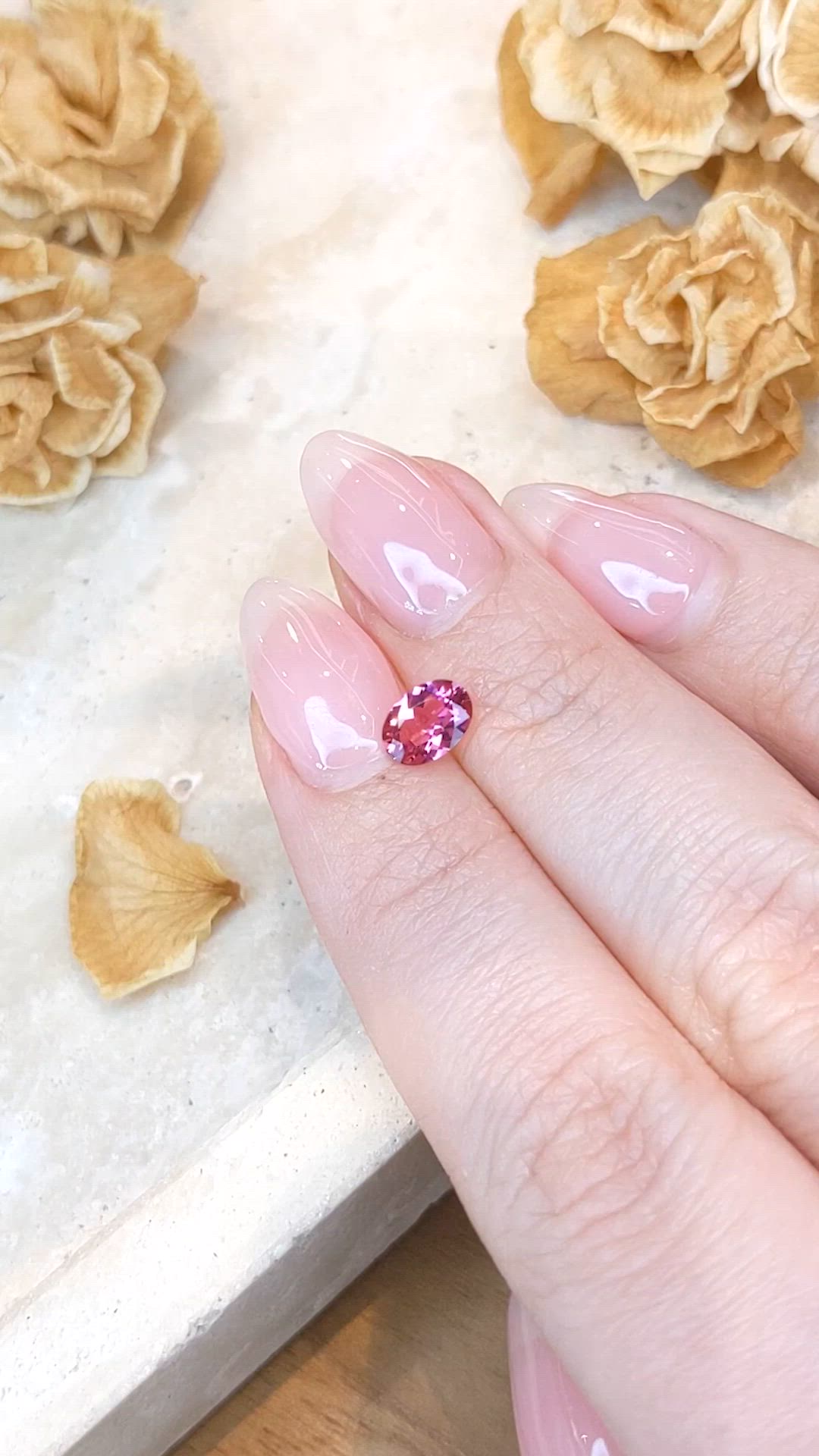 0.54 Ct. Tourmaline from Mozambique Size Video