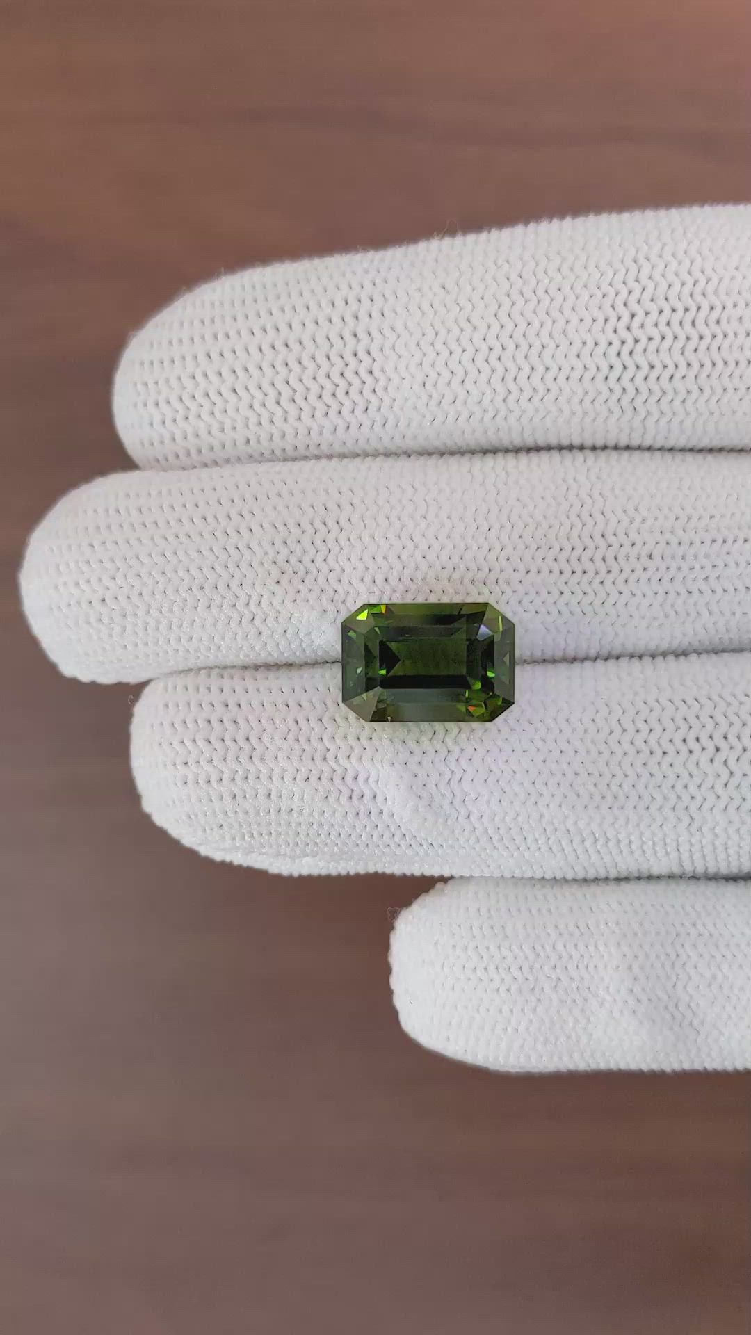 9.67 Ct. Chrome Tourmaline from Tanzania Size Video