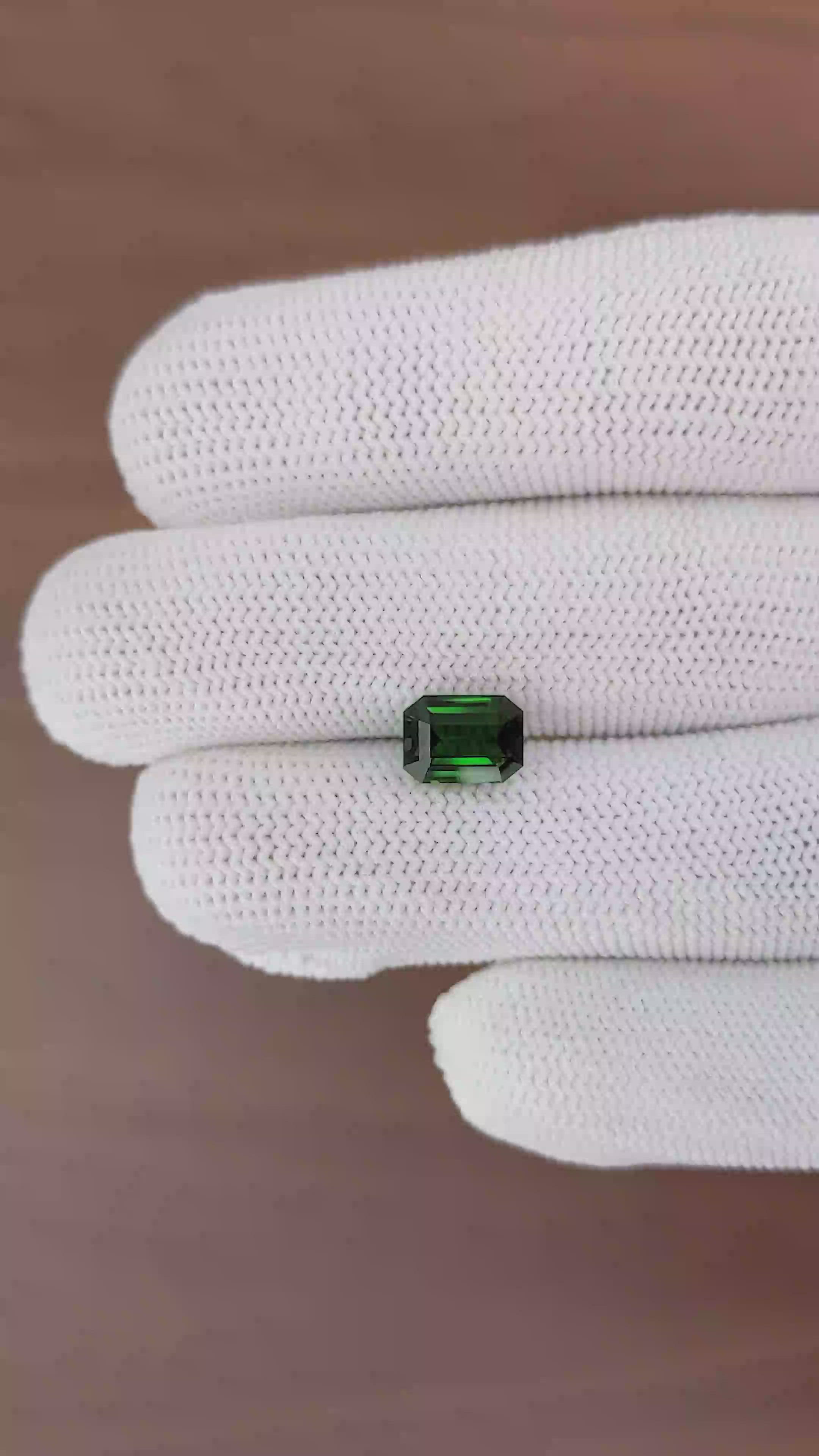 2.10 Ct. Chrome Tourmaline from Tanzania Size Video
