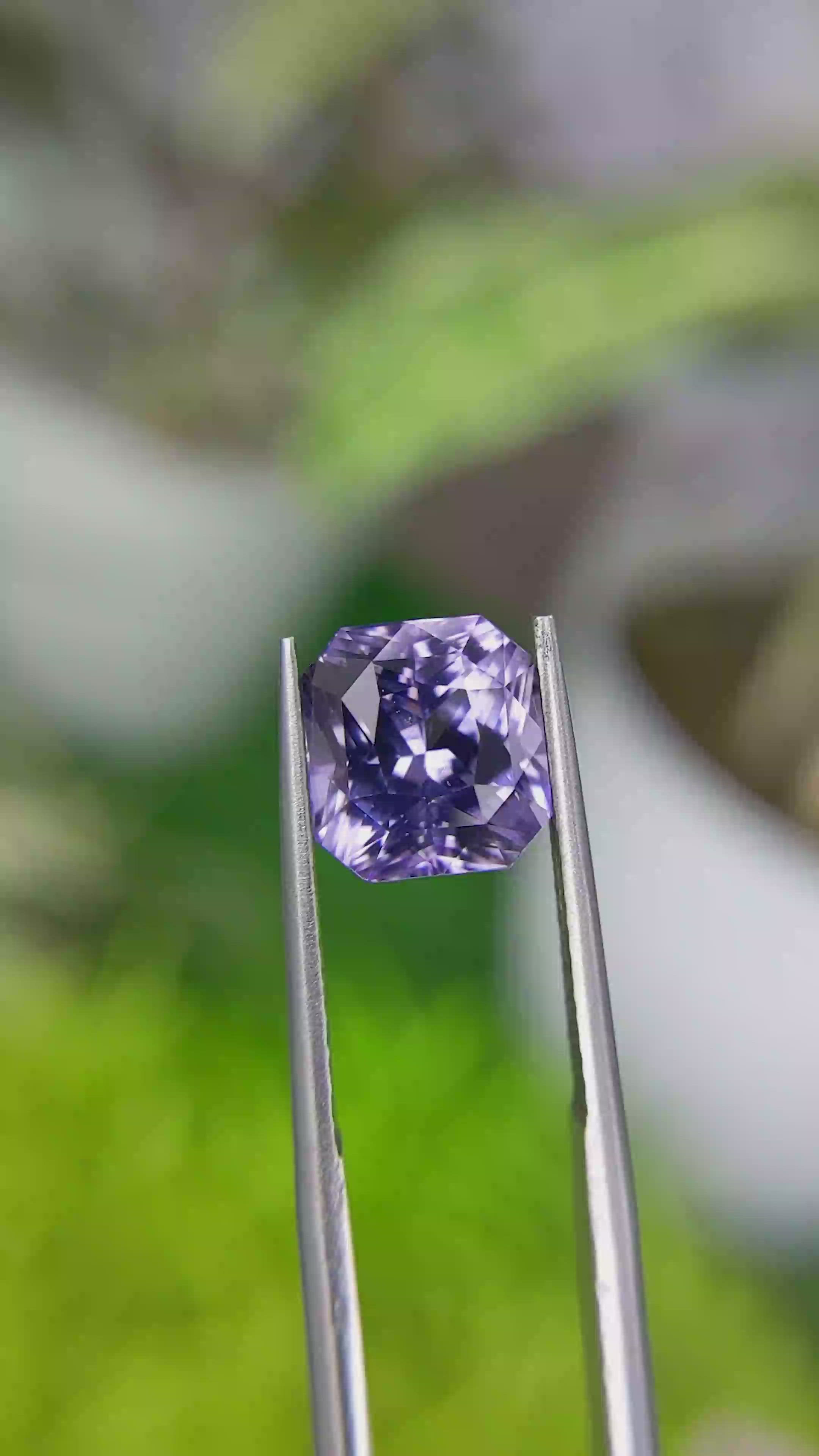 4.14 Ct. Spinel from Ceylon (Sri Lanka) Size Video