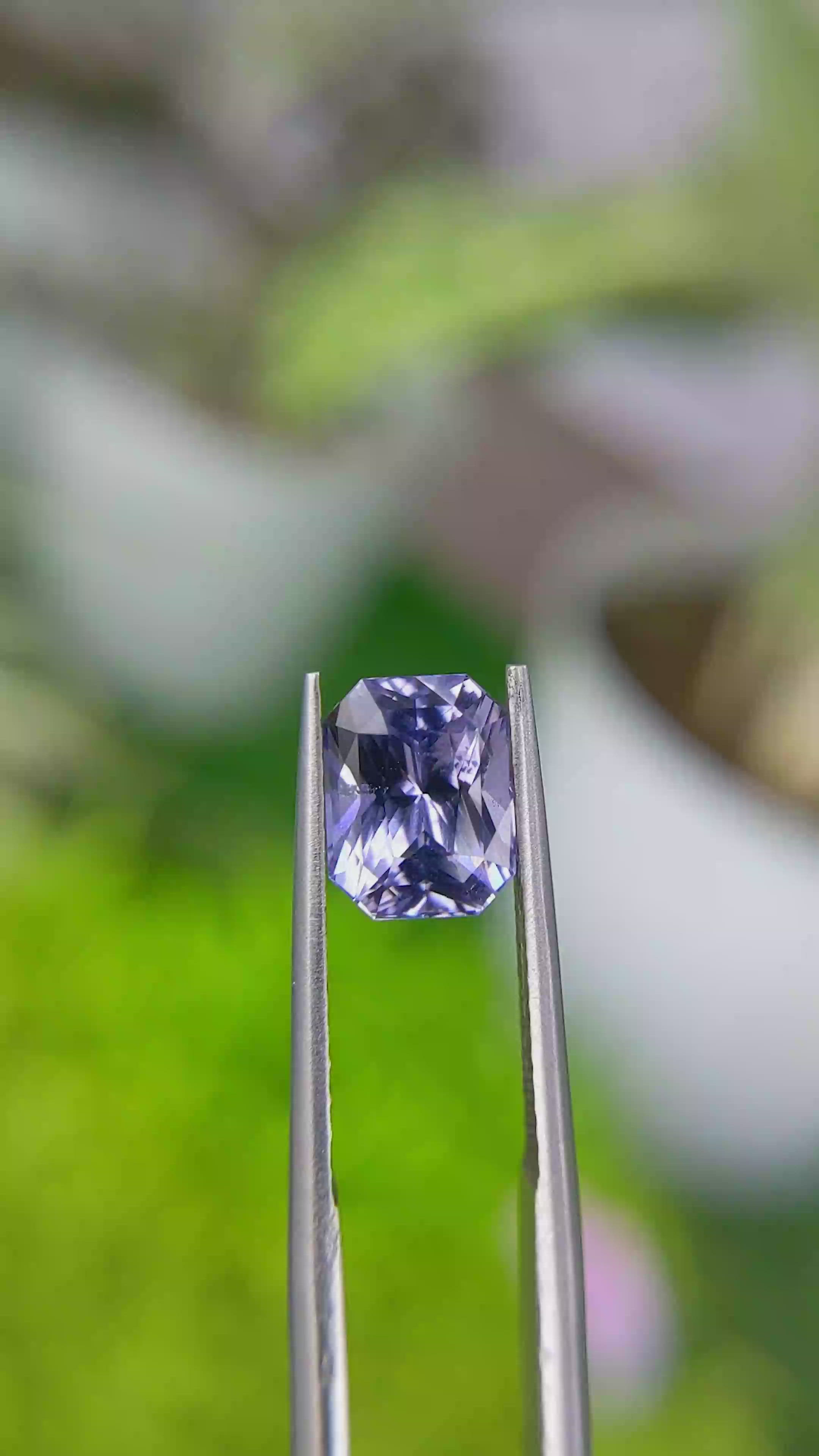 2.22 Ct. Spinel from Ceylon (Sri Lanka) Size Video