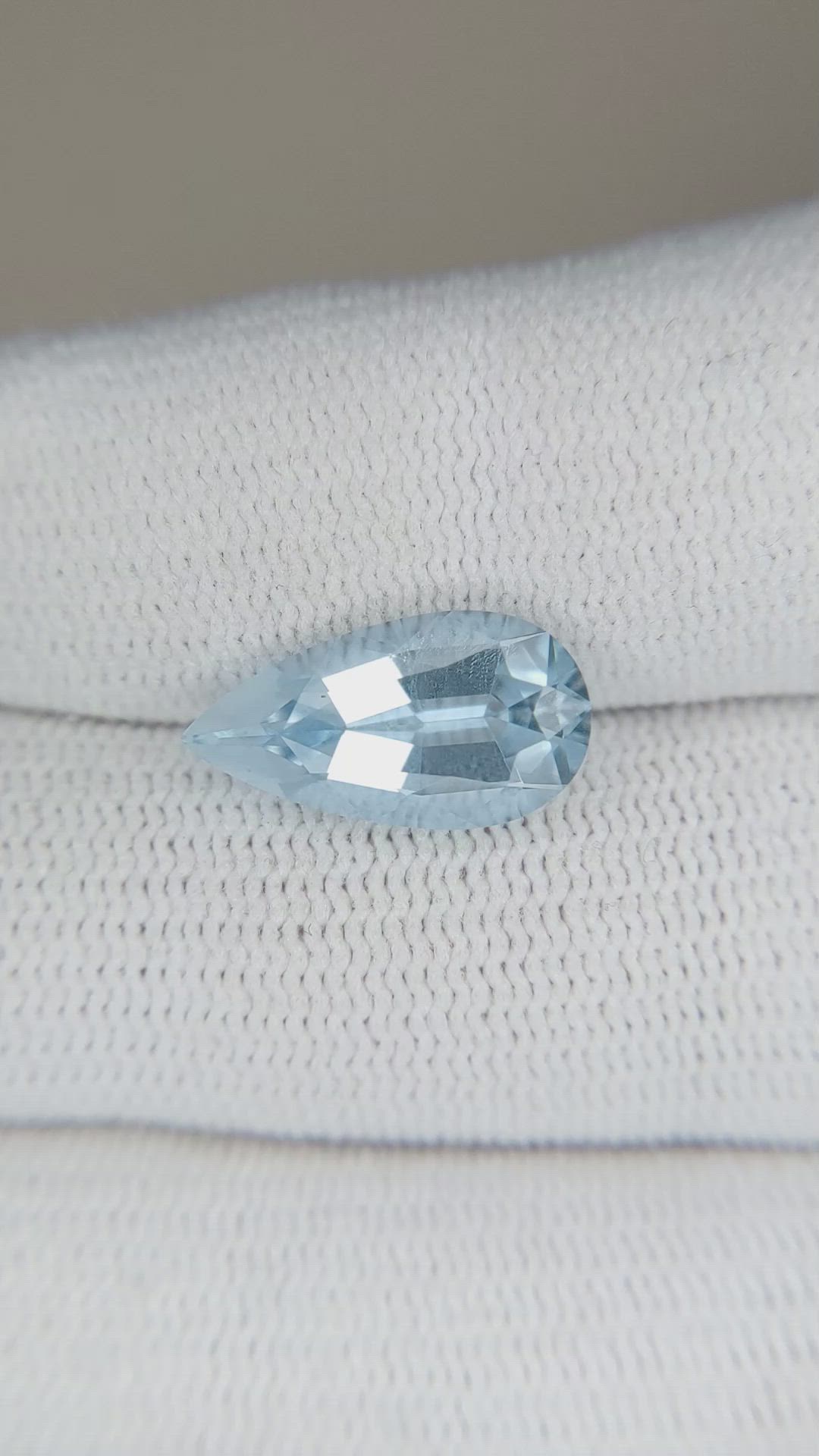 3.35 Ct. Aquamarine from Brazil Size Video