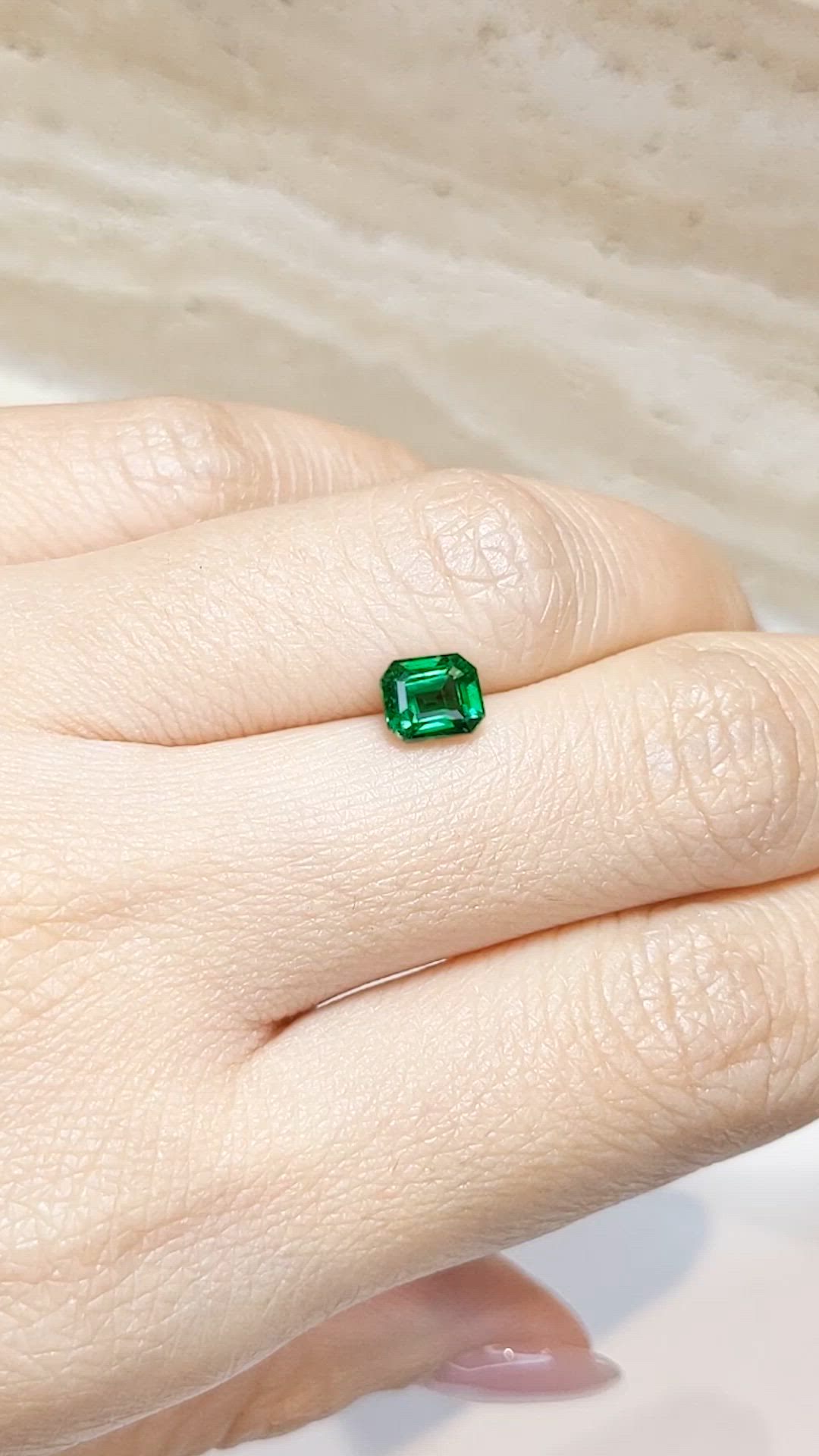 1.08 Ct. Tsavorite Garnet from Tanzania Size Video