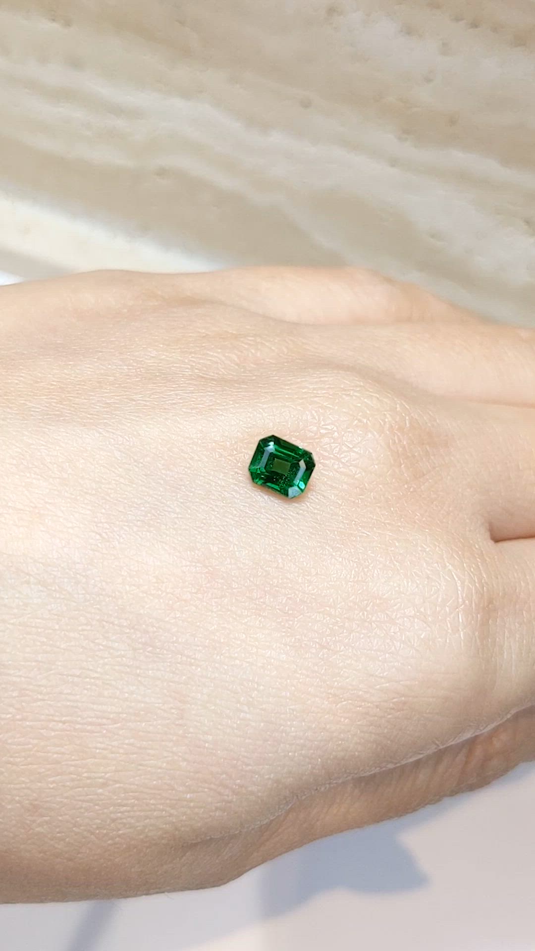1.08 Ct. Tsavorite Garnet from Tanzania Size Video