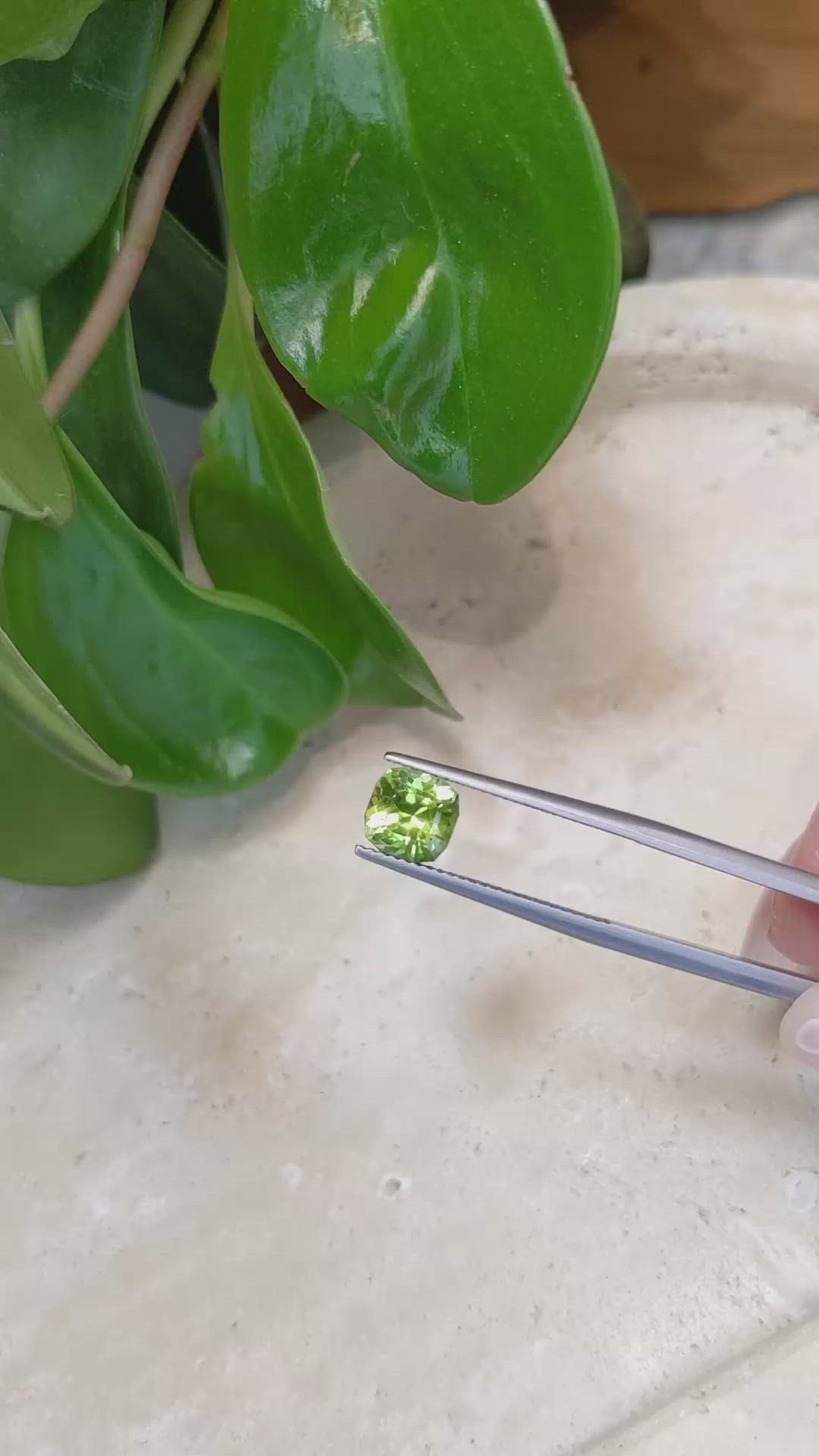 1.77 Ct. Peridot from Afghanistan Size Video