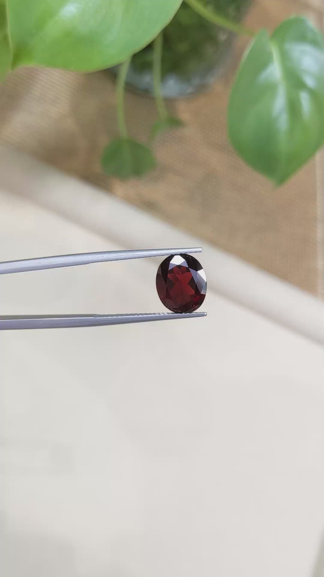 3.82 Ct. Garnet from Madagascar Size Video