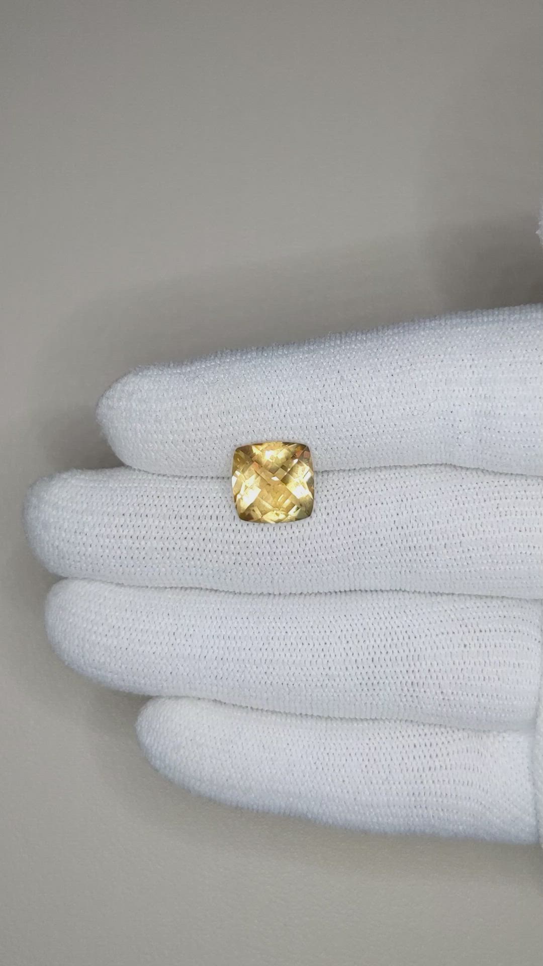 4.39 Ct. Citrine from Brazil Size Video