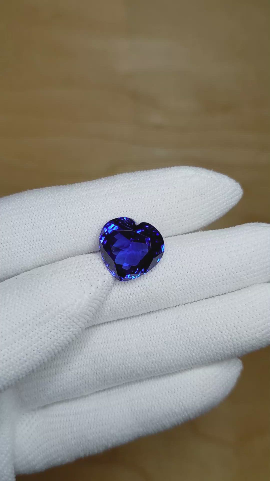 10.20 Ct. Tanzanite from Tanzania Size Video