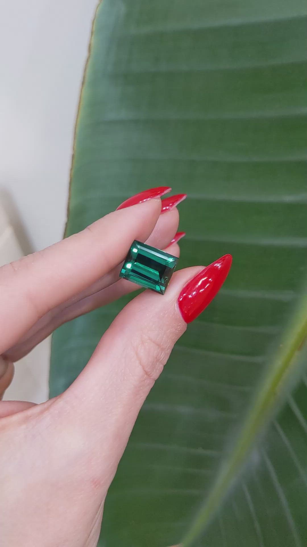 8.35 Ct. Tourmaline from Ceylon (Sri Lanka) Size Video