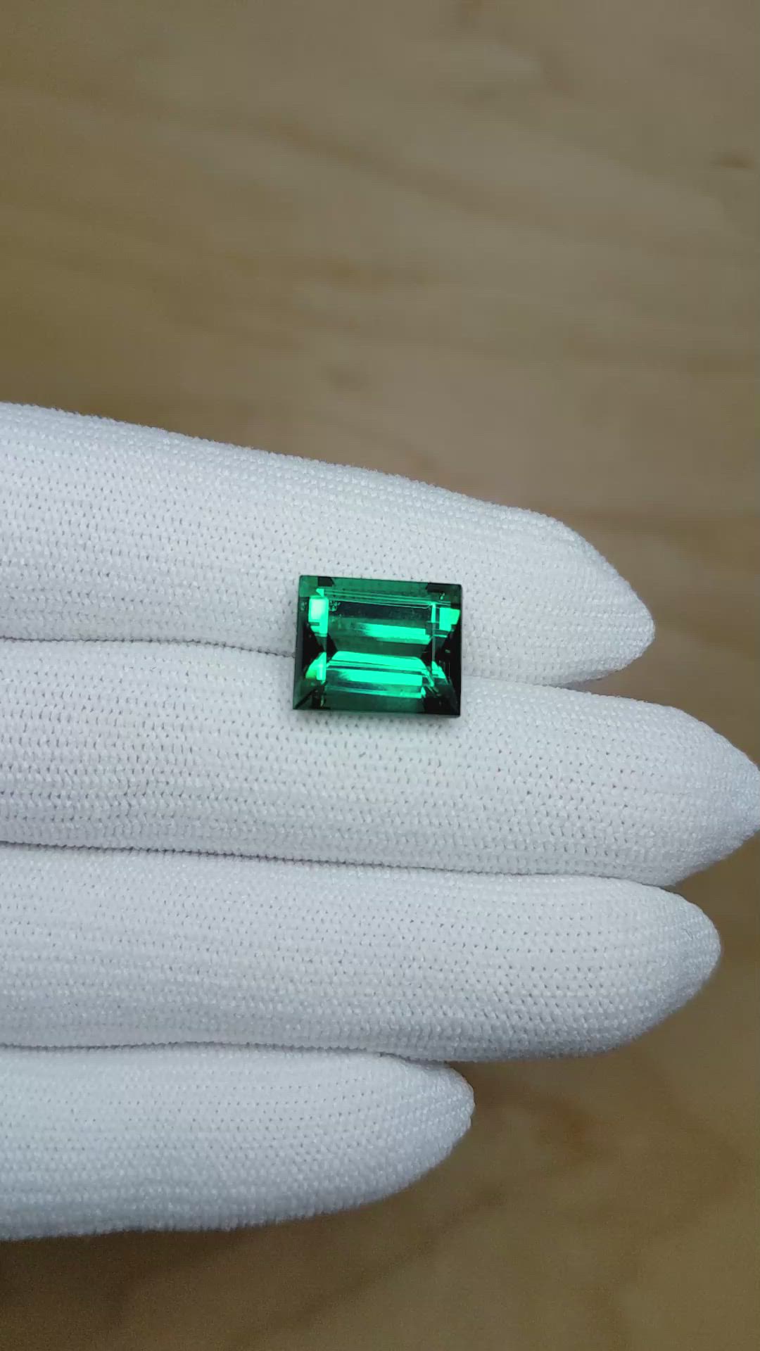 8.35 Ct. Tourmaline from Ceylon (Sri Lanka) Size Video