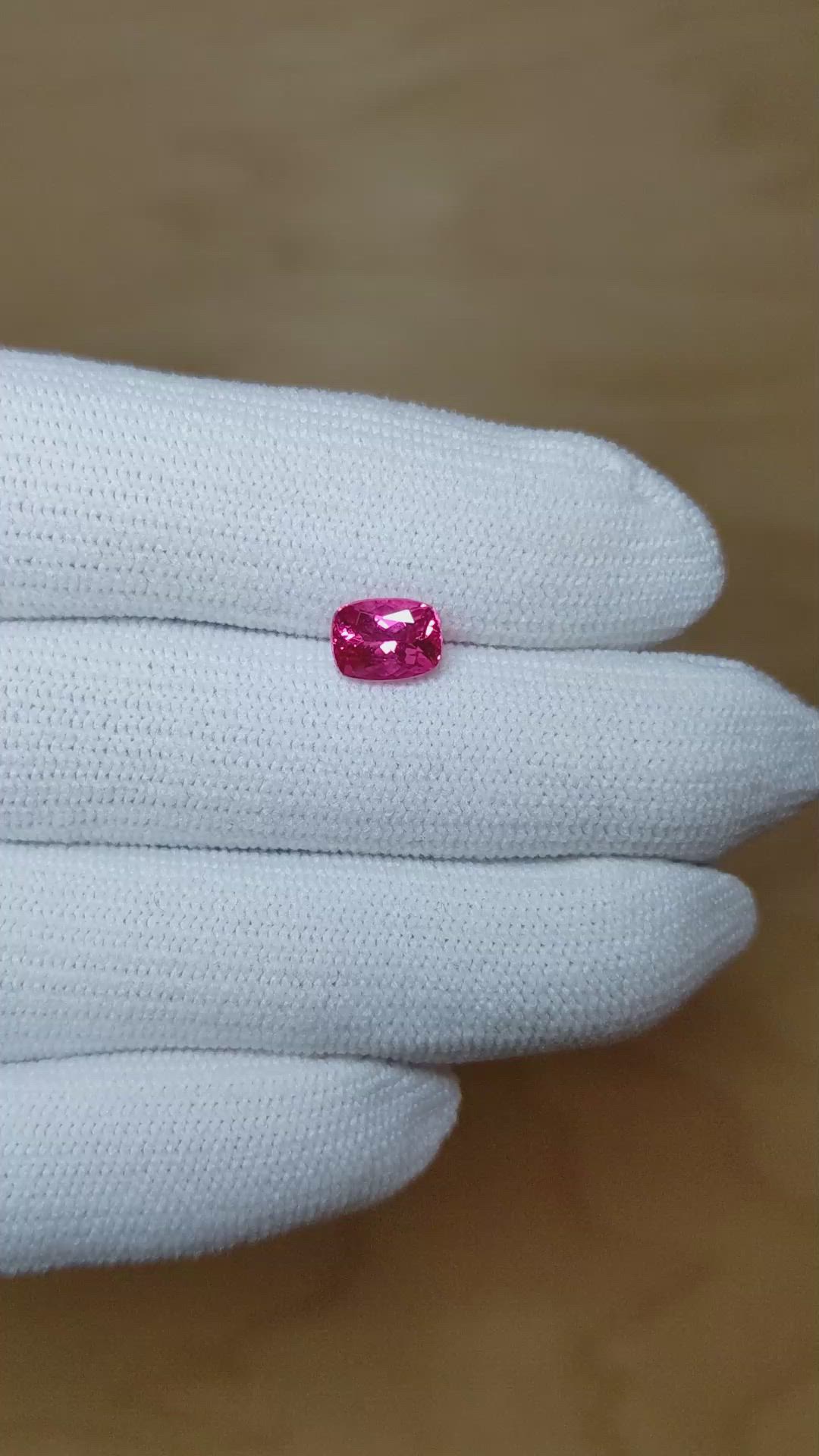 1.32 Ct. Spinel from Tanzania Size Video