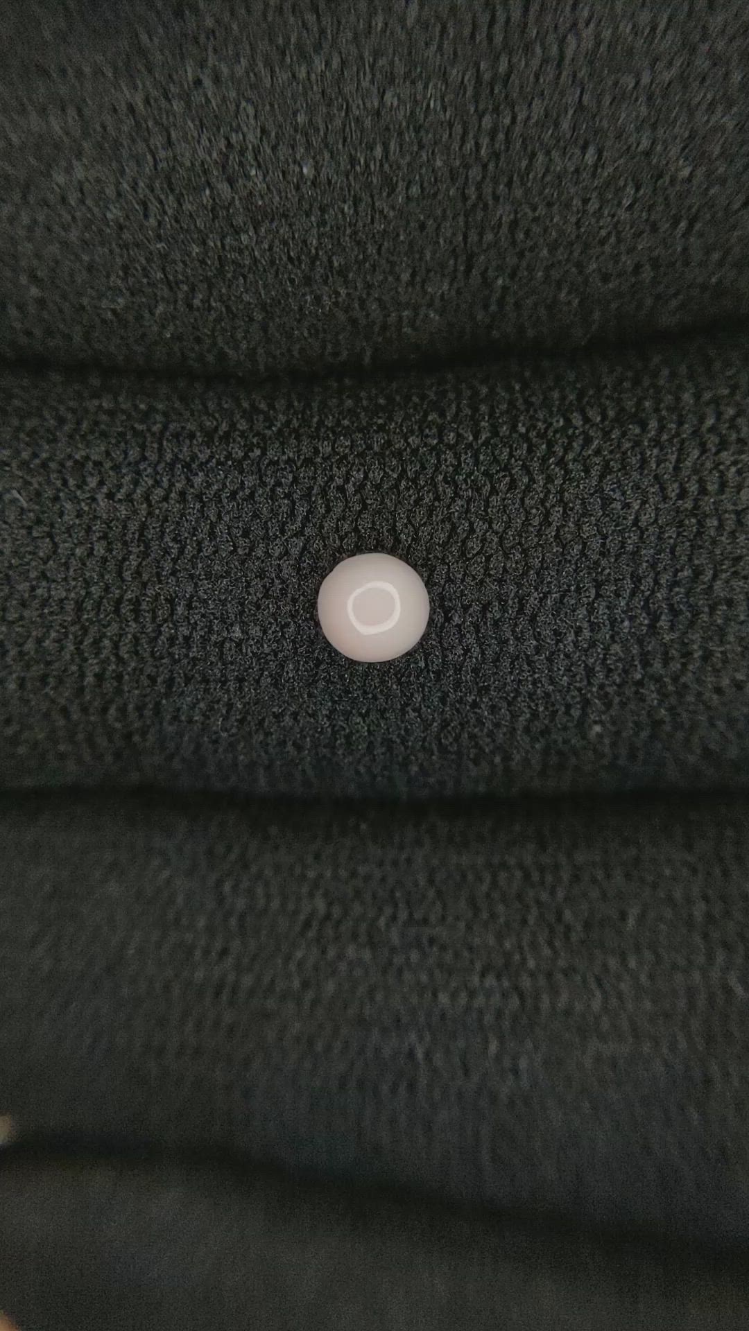 0.24 Ct. Cabochon Coral from Italy Size Video