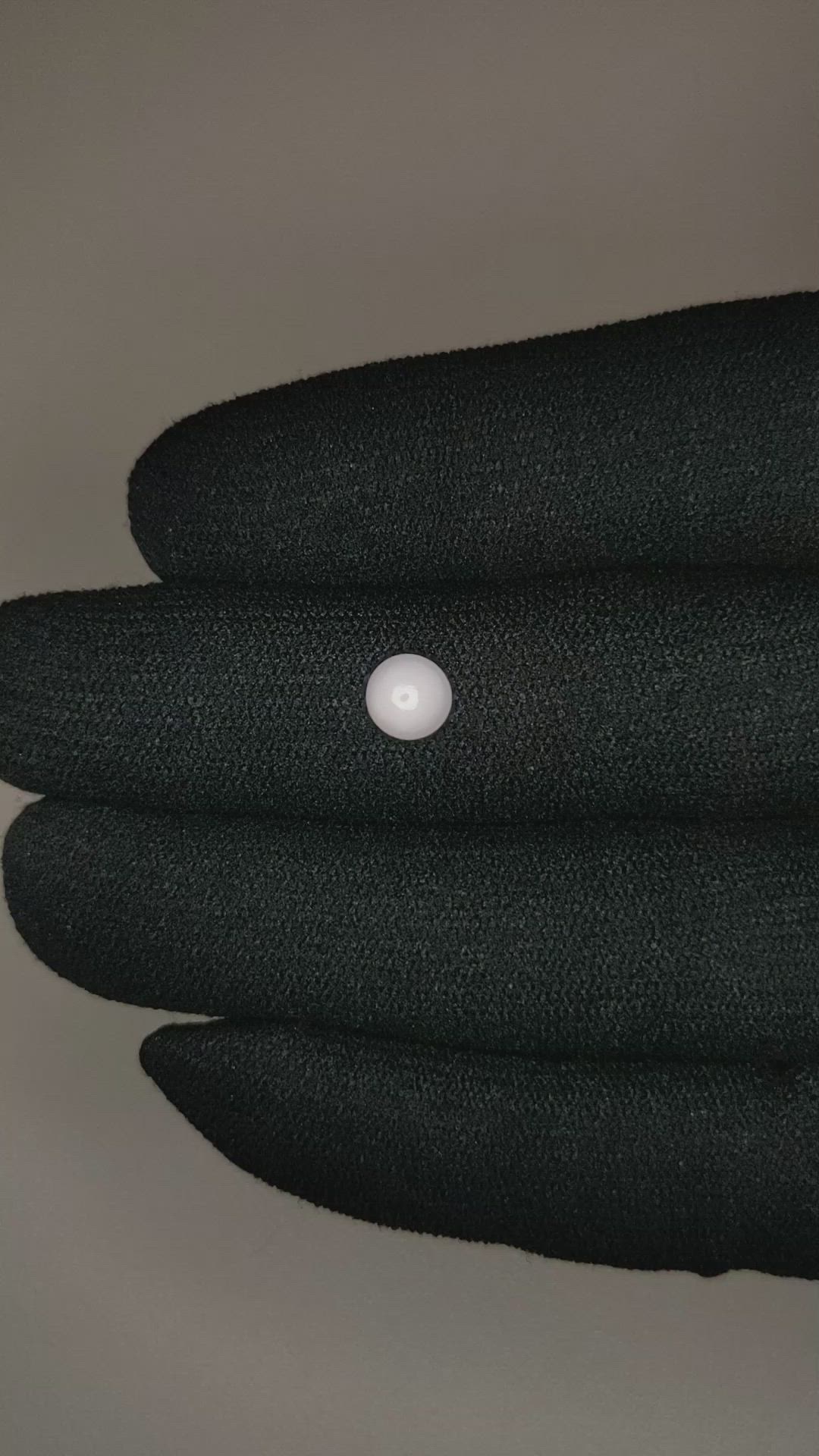 0.50 Ct. Cabochon Coral from Italy Size Video