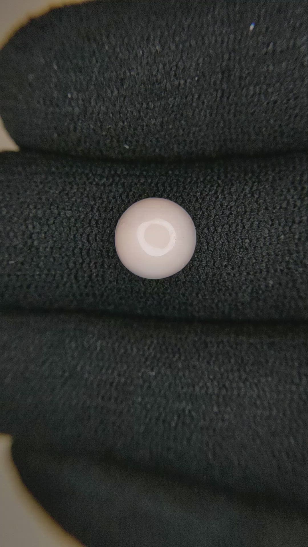 1.44 Ct. Cabochon Coral from Italy Size Video