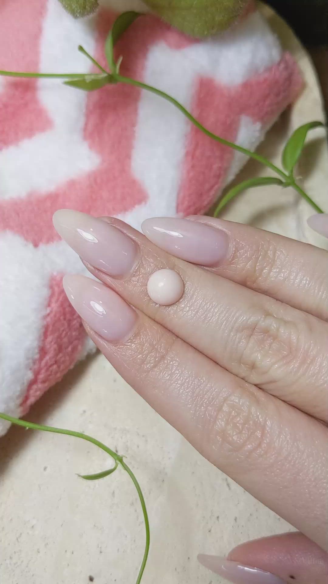 1.44 Ct. Cabochon Coral from Italy Size Video