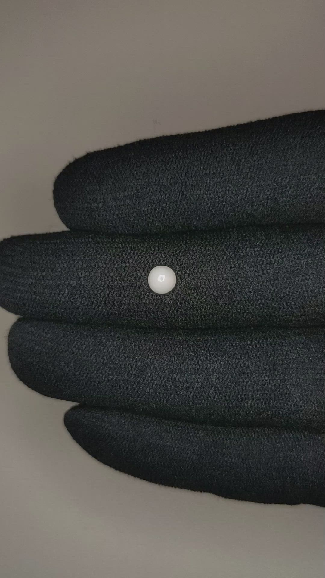 0.31 Ct. Cabochon Coral from Italy Size Video