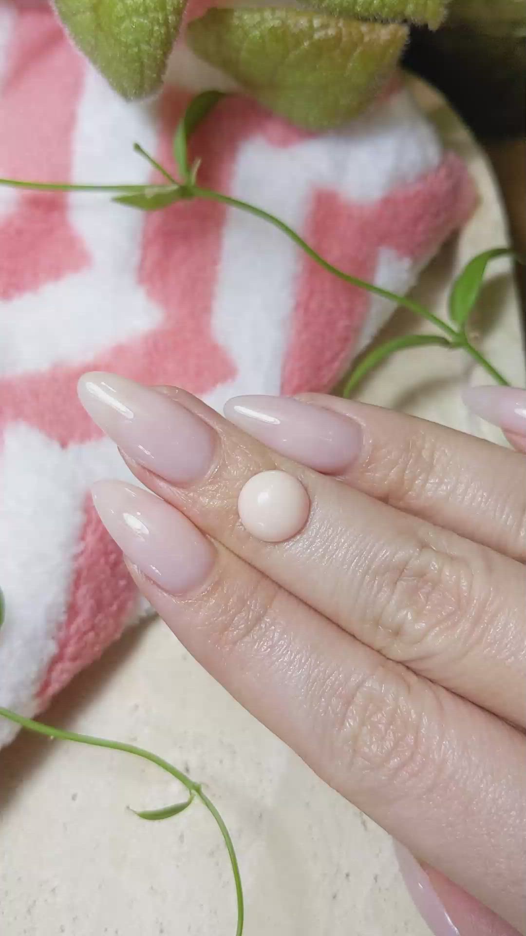 2.70 Ct. Cabochon Coral from Italy Size Video