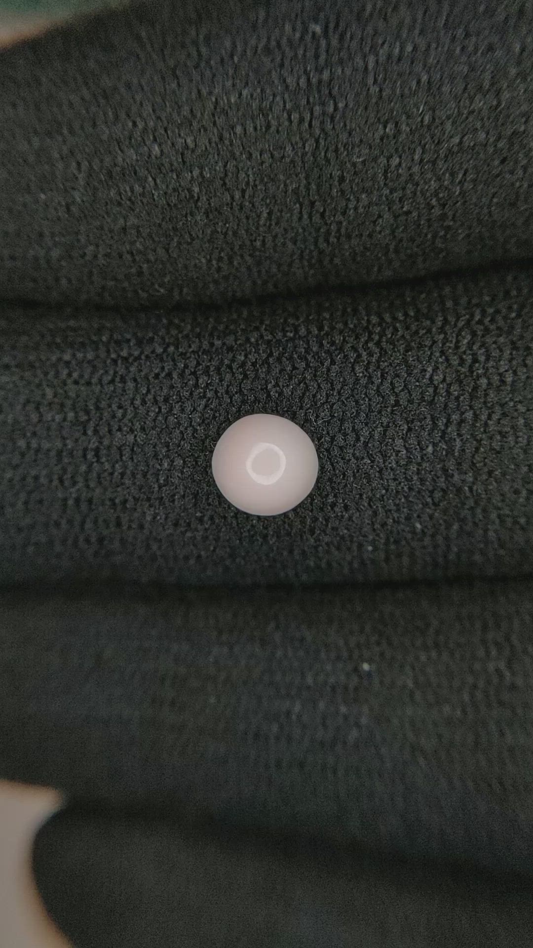 0.66 Ct. Cabochon Coral from Italy Size Video