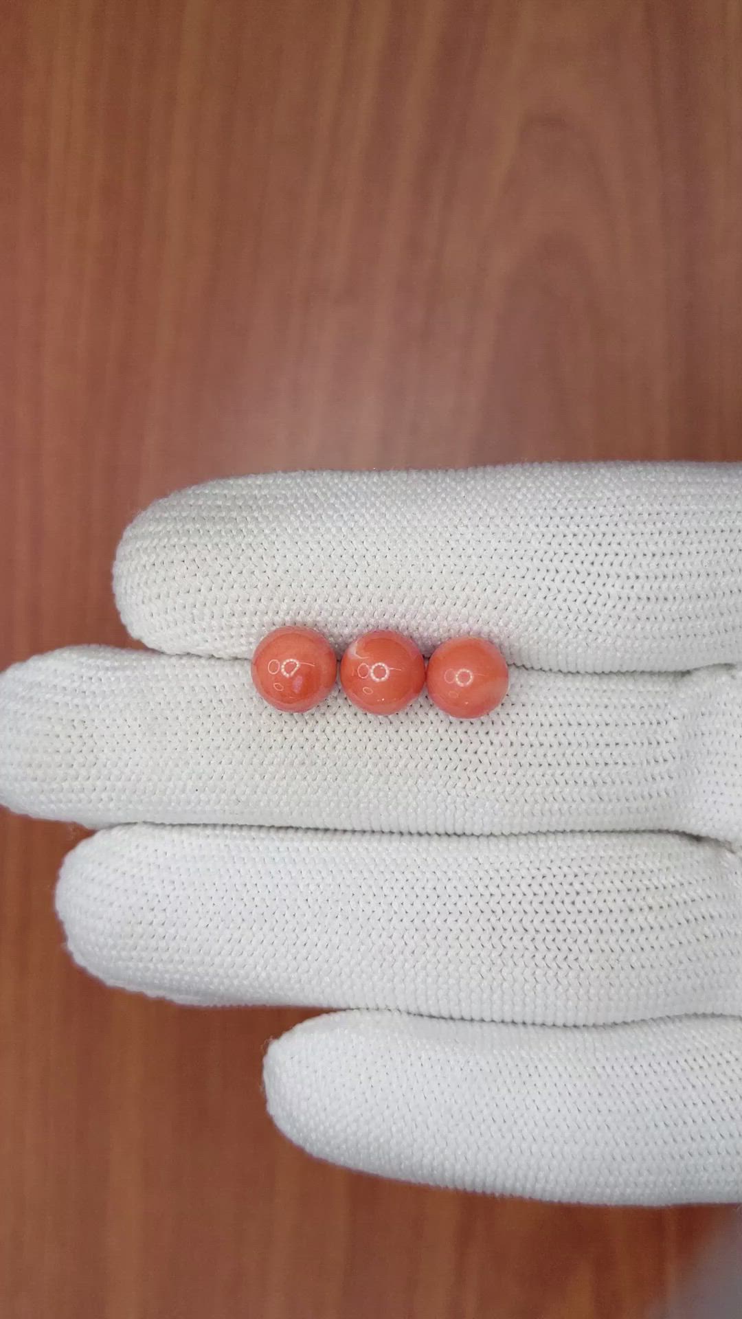 8.90 Ct. Coral from Italy Size Video