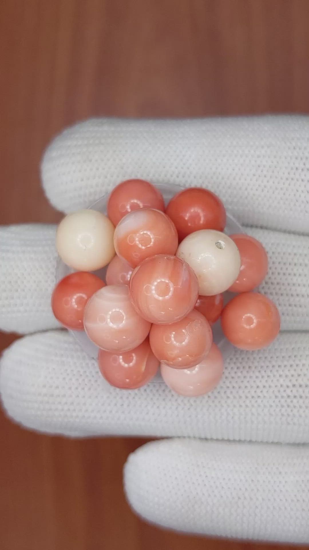 74.39 Ct. Coral from Italy Size Video