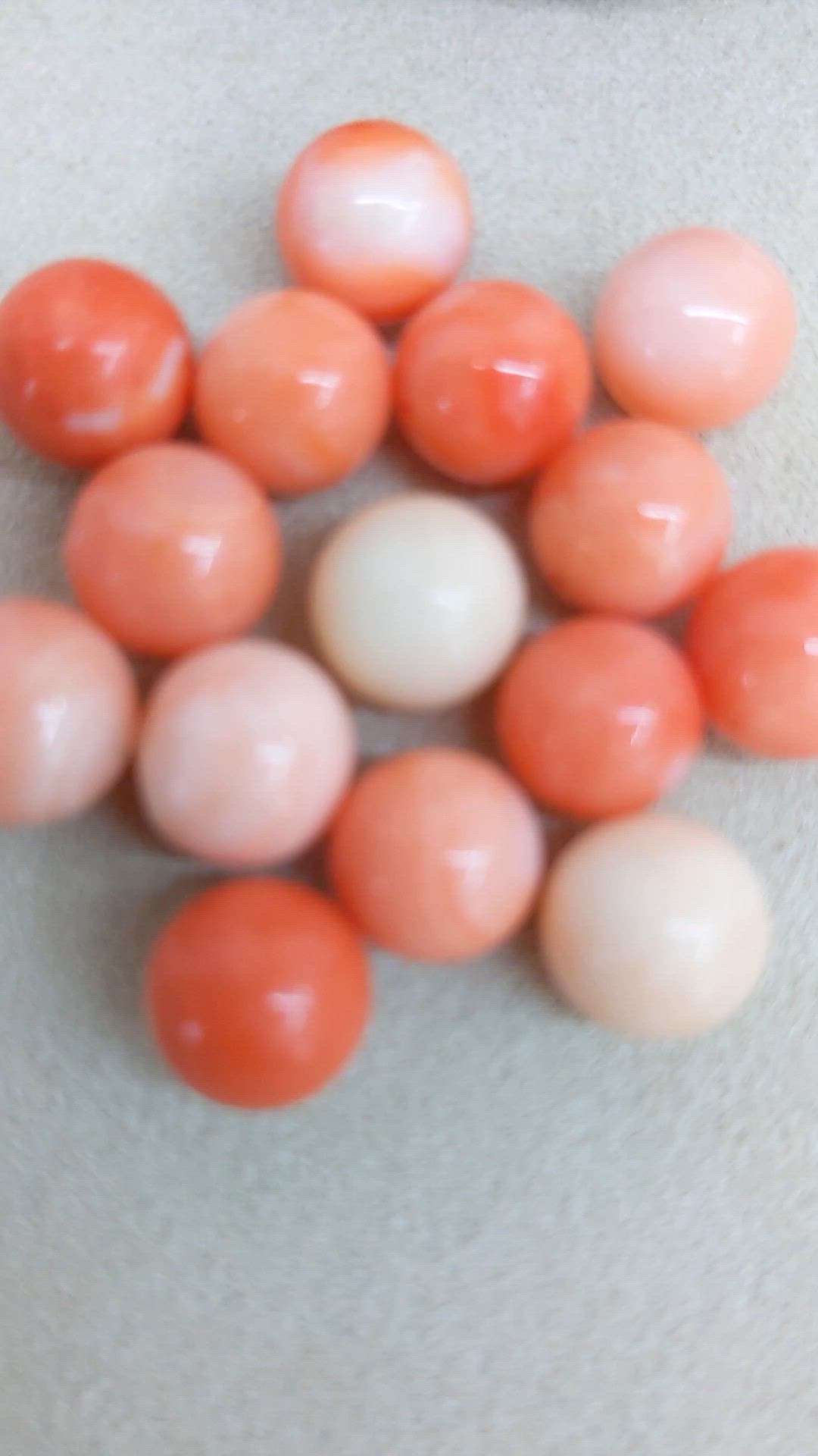 74.39 Ct. Coral from Italy Size Video