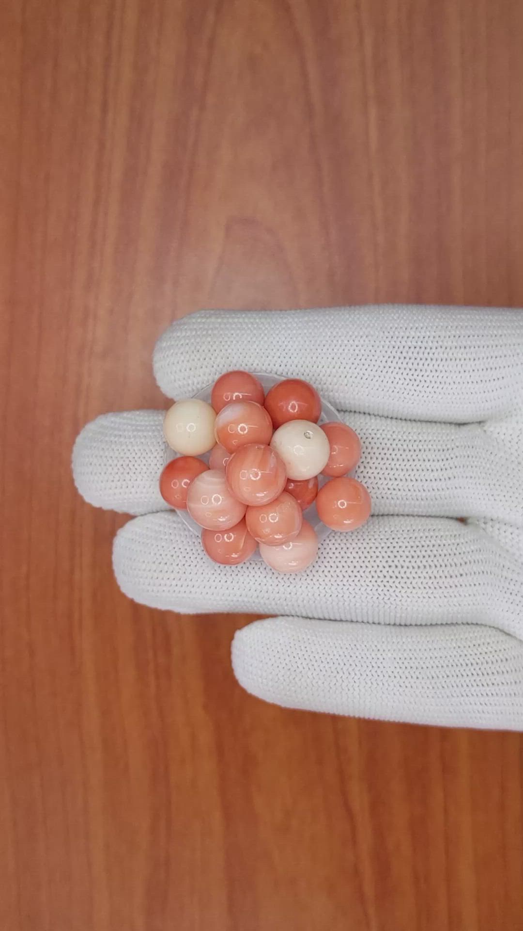 74.39 Ct. Coral from Italy Size Video