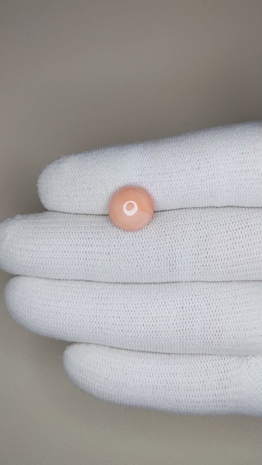 4.47 Ct. Coral from Italy Size Video