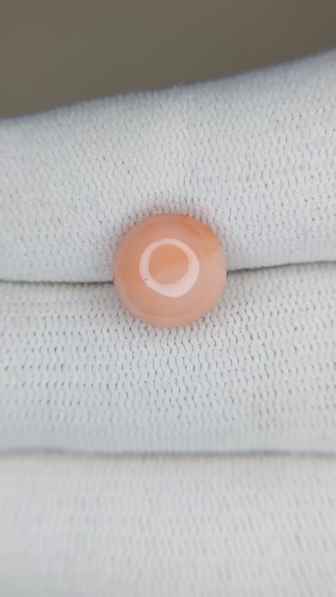 4.47 Ct. Coral from Italy Size Video