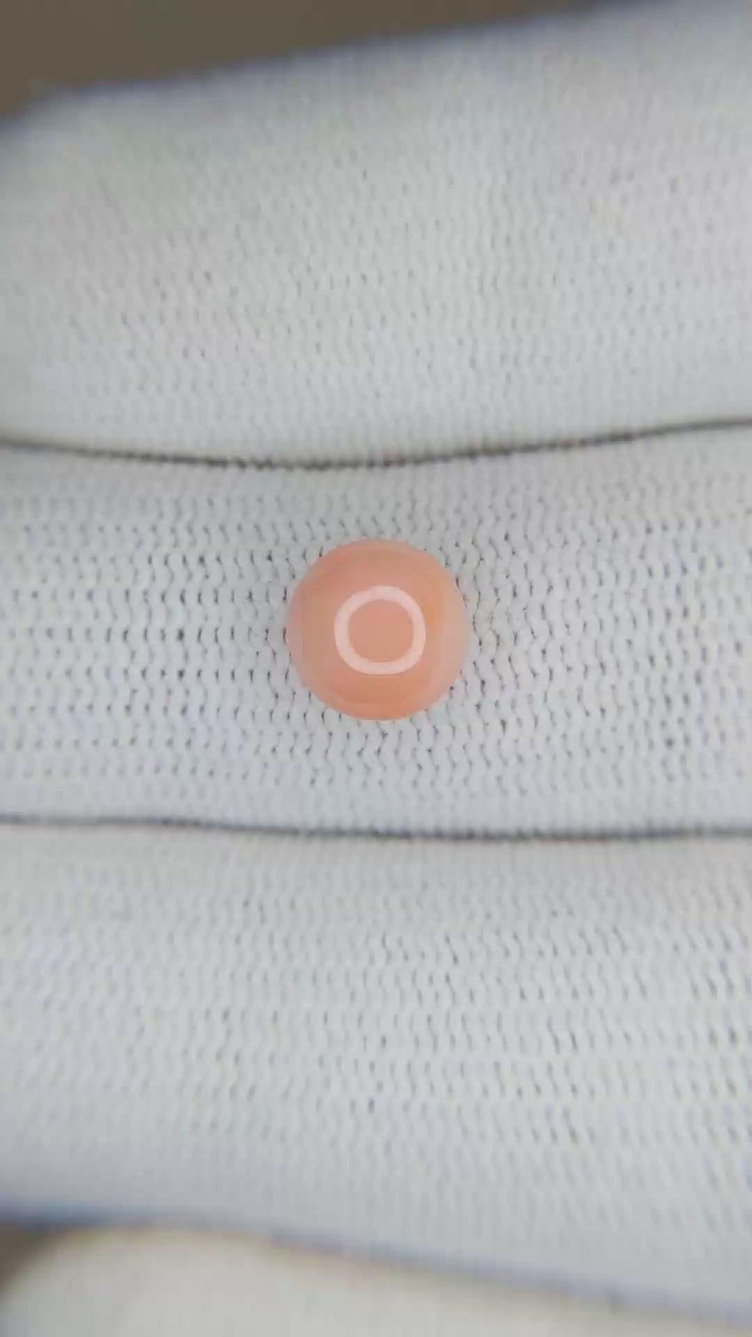 1.73 Ct. Cabochon Coral from Italy Size Video