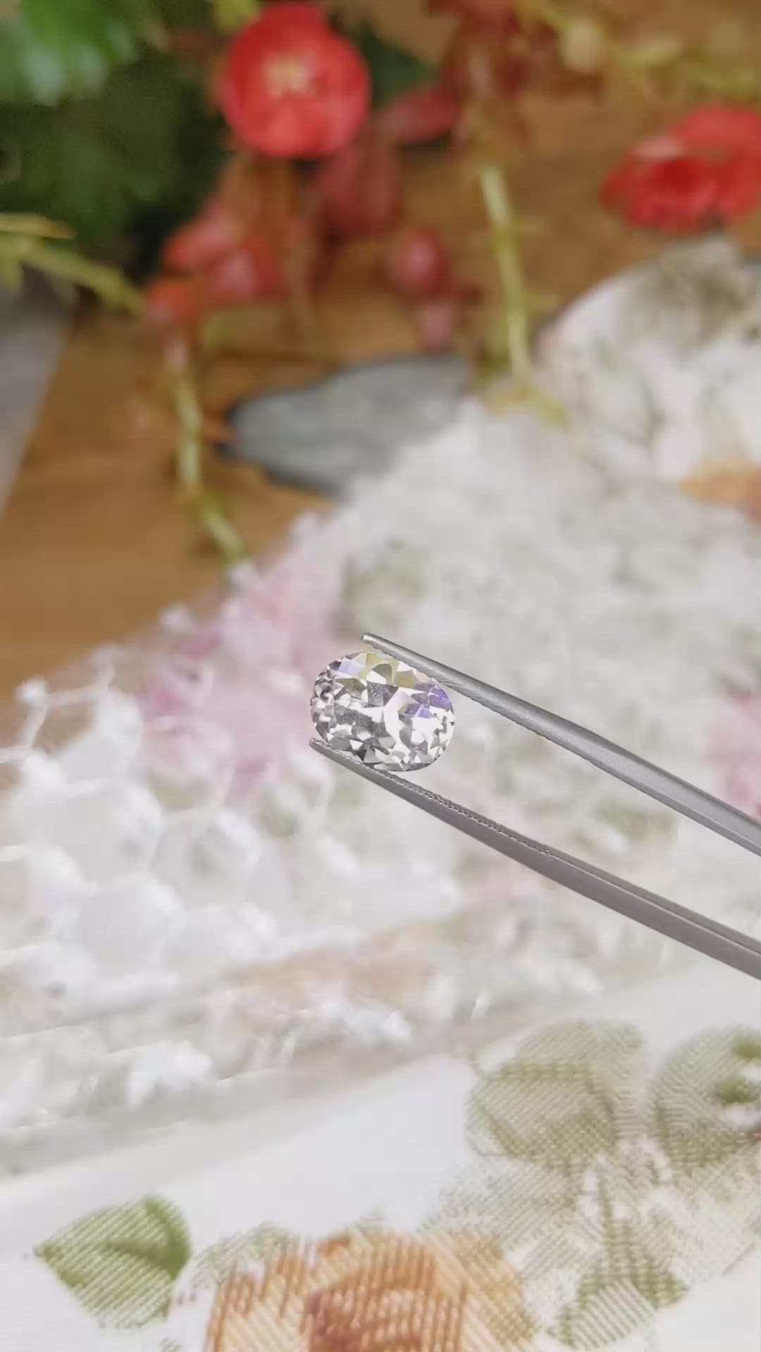 3.89 Ct. Phenakite from Russia Size Video