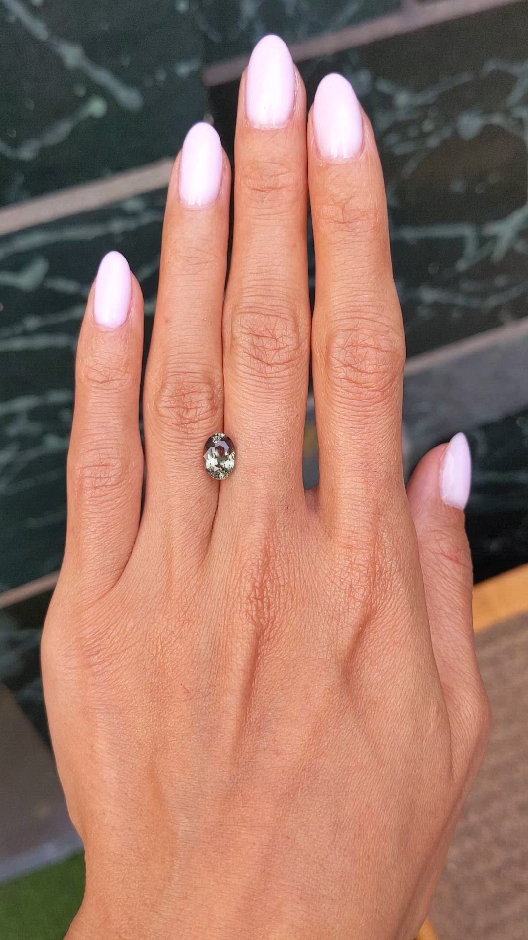 2.03 Ct. Alexandrite from Brazil Size Video