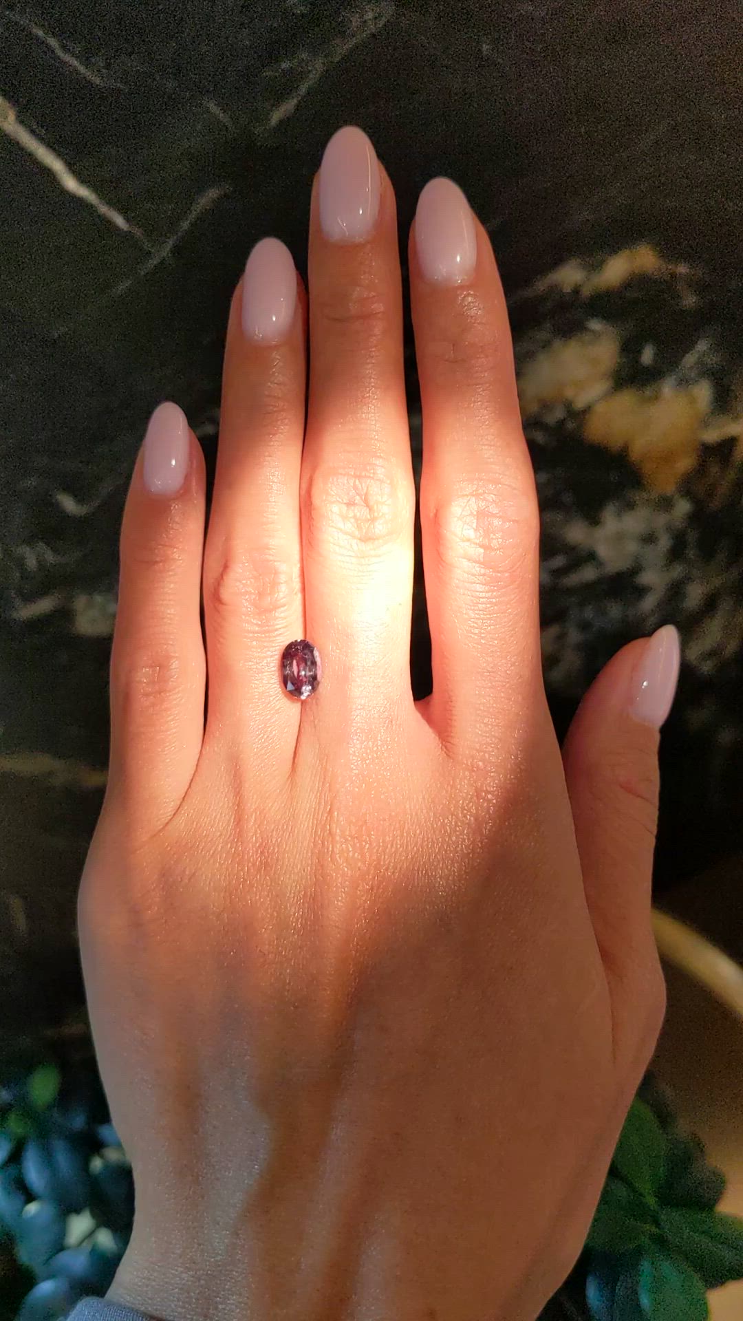 2.03 Ct. Alexandrite from Brazil Size Video