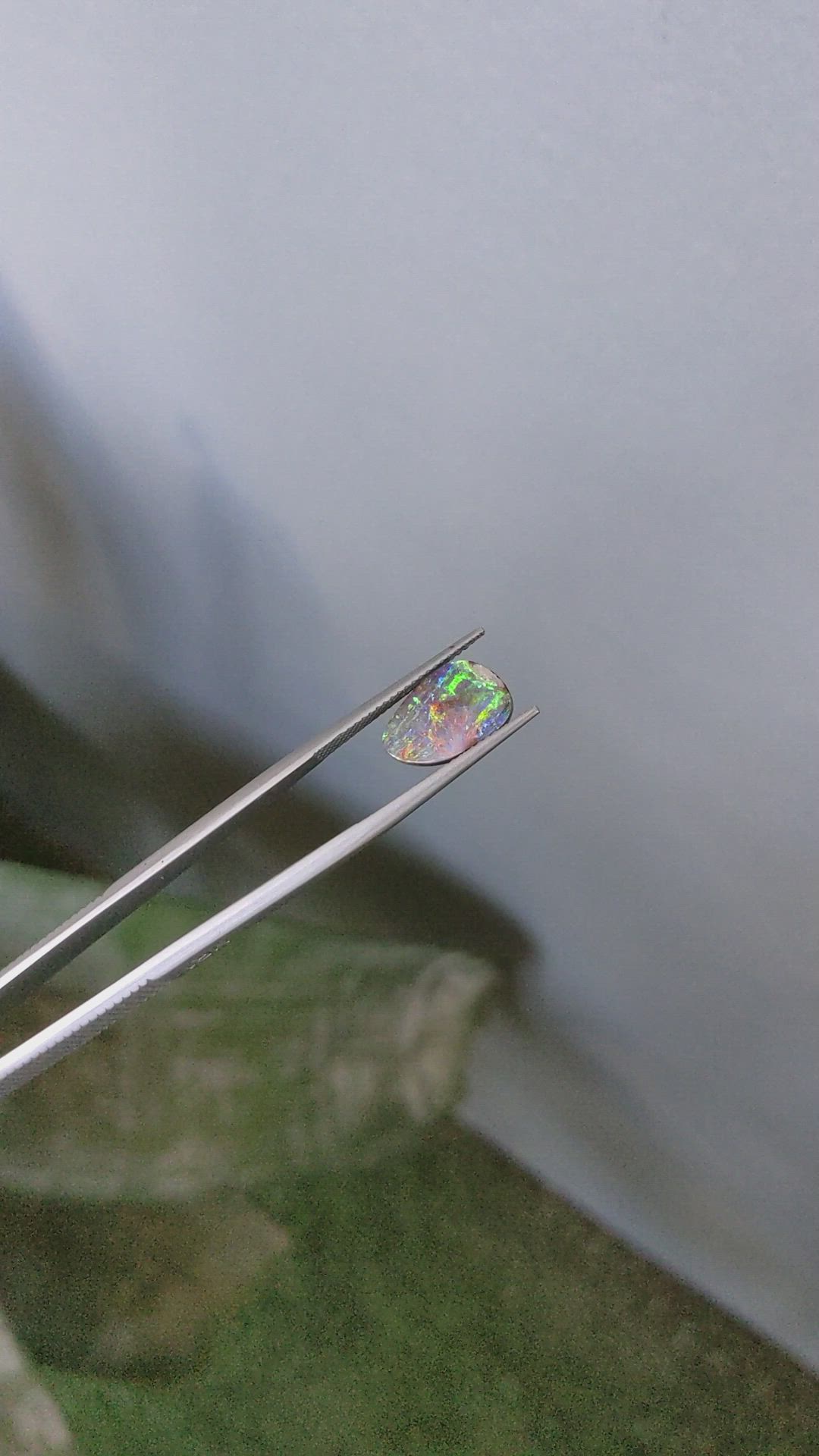 2.90 Ct. Multi Color Boulder Opal from Australia Size Video