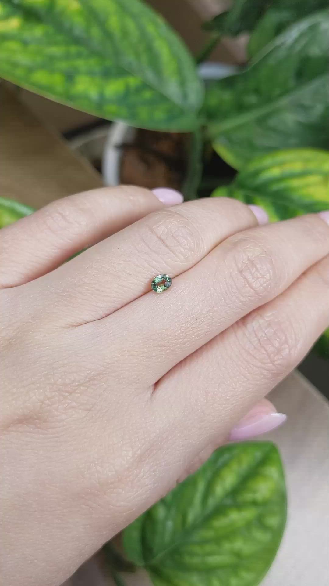 0.37 Ct. Alexandrite from Ceylon (Sri Lanka) Size Video