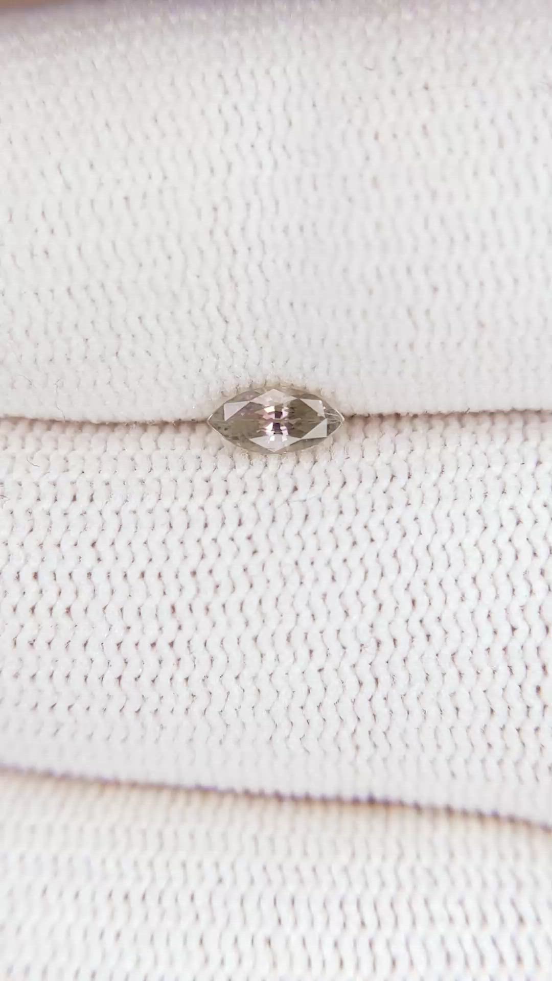 0.25 Ct. Alexandrite from Ceylon (Sri Lanka) Size Video