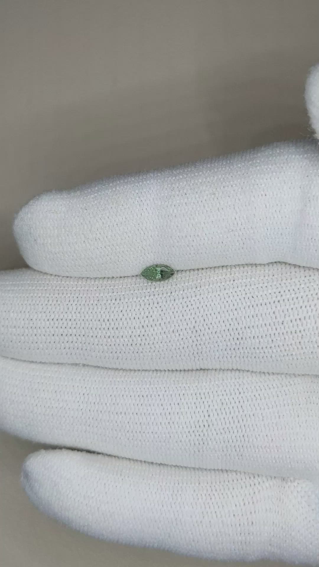 0.25 Ct. Alexandrite from Ceylon (Sri Lanka) Size Video