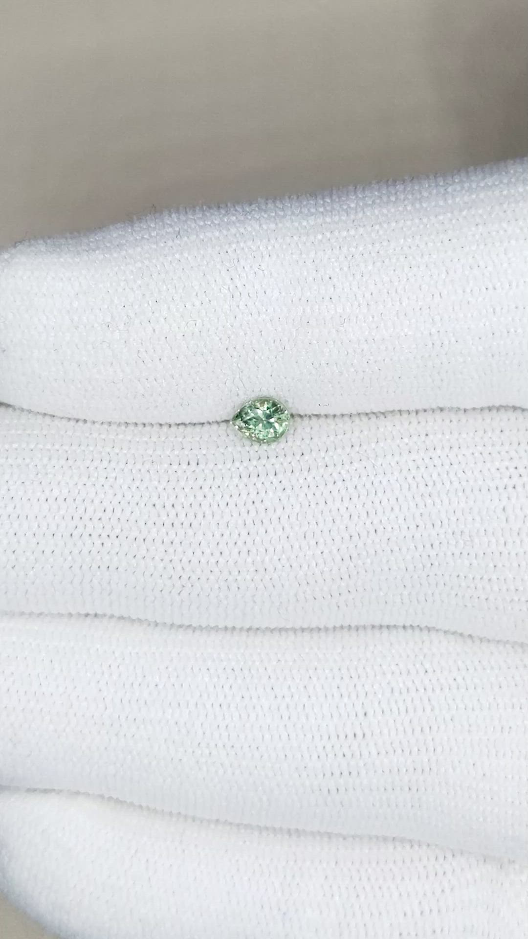 0.41 Ct. Alexandrite from Ceylon (Sri Lanka) Size Video