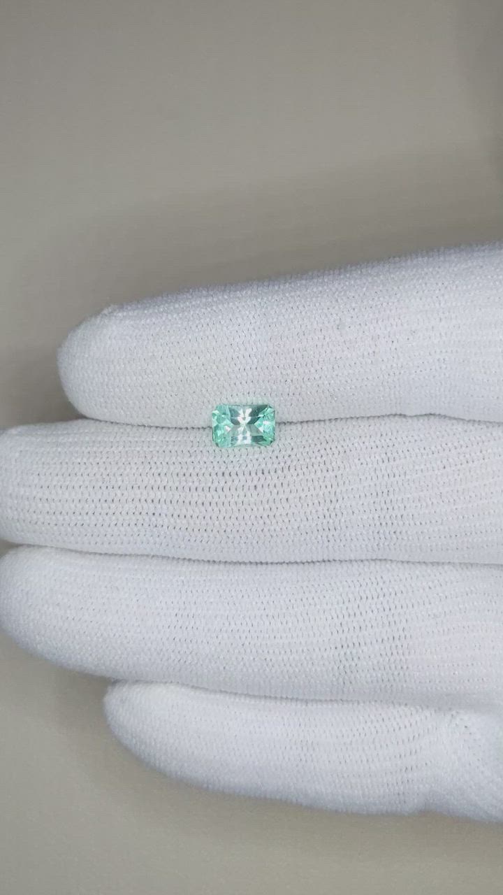 0.90 Ct. Aquamarine from Afghanistan Size Video