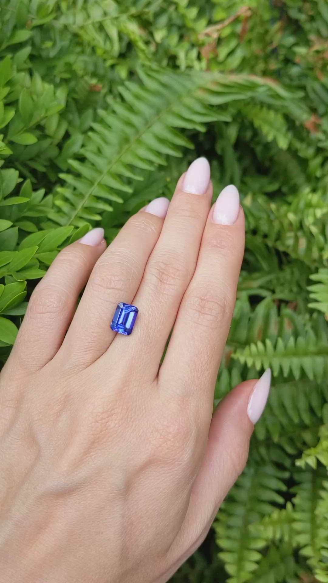 2.75 Ct. Tanzanite from Tanzania Size Video