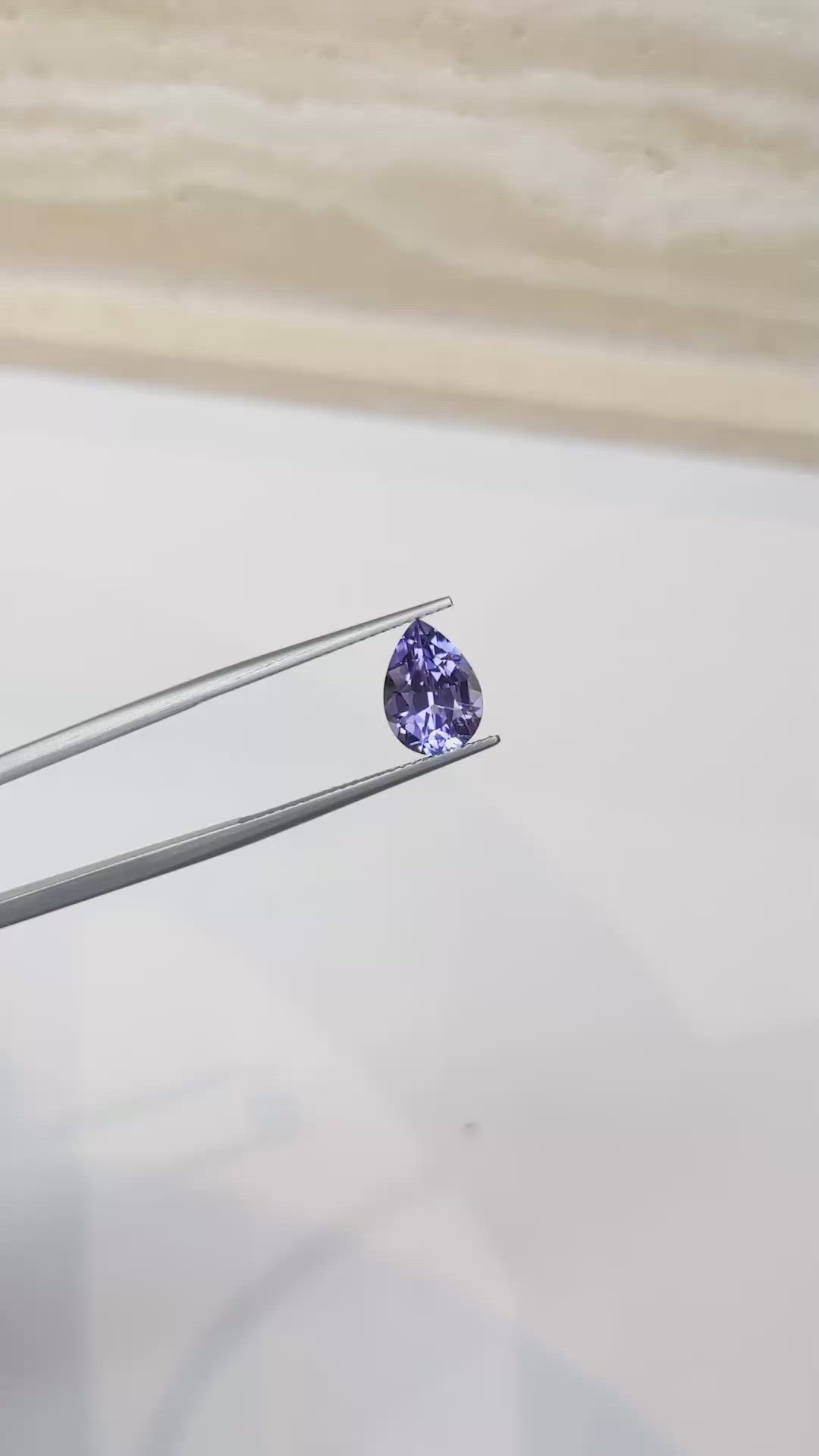 1.66 Ct. Tanzanite from Tanzania Size Video