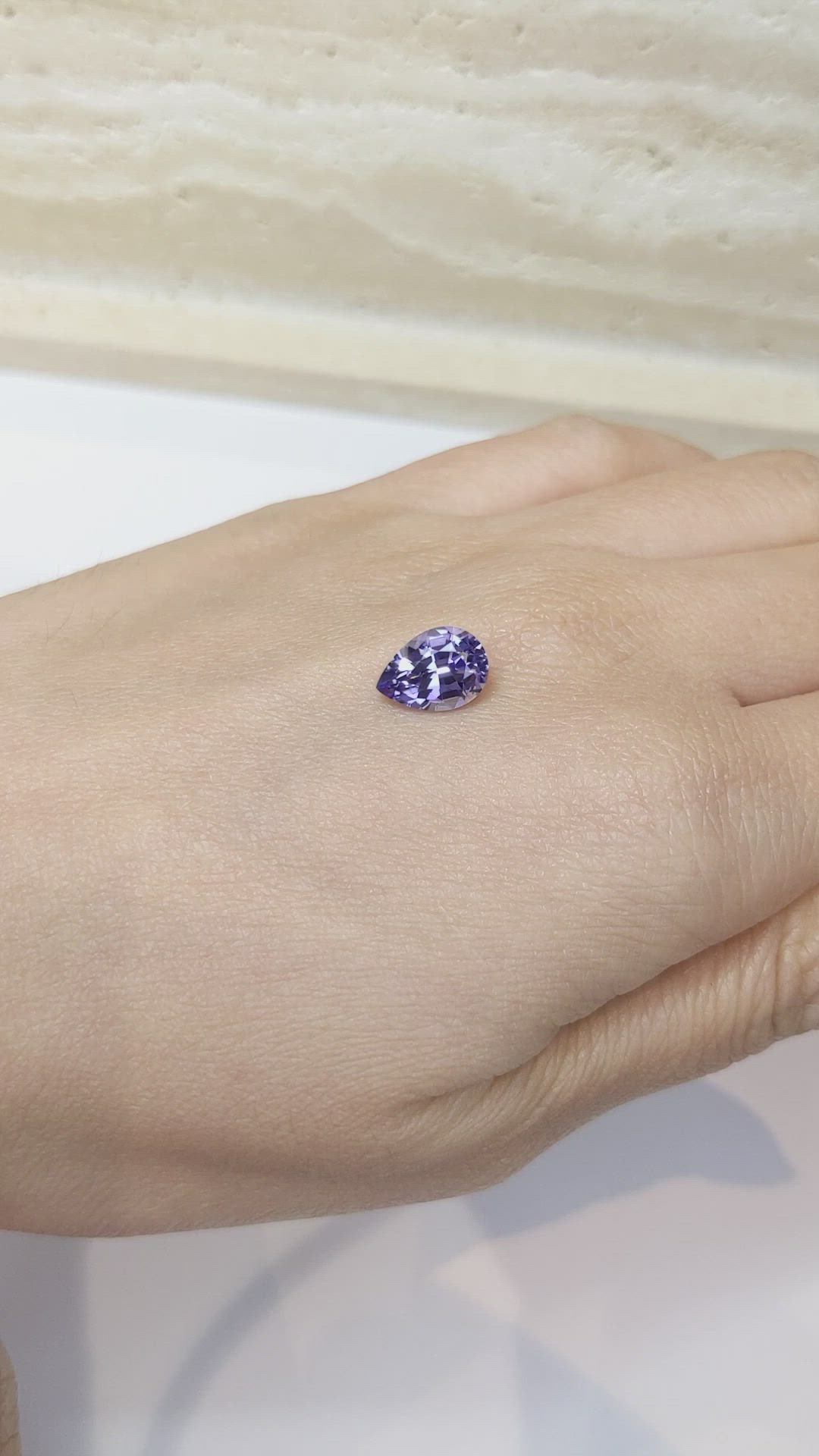 1.66 Ct. Tanzanite from Tanzania Size Video