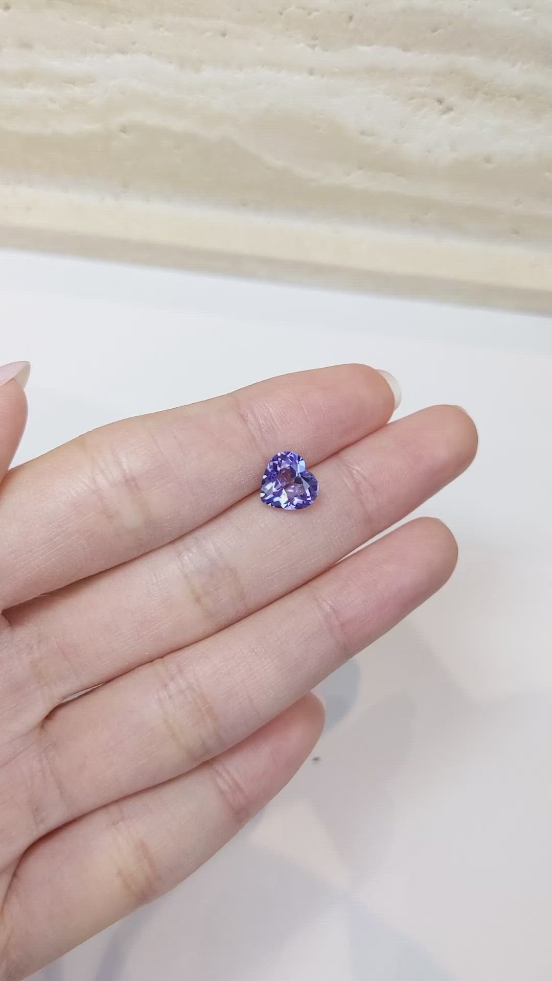 2.02 Ct. Tanzanite from Tanzania Size Video
