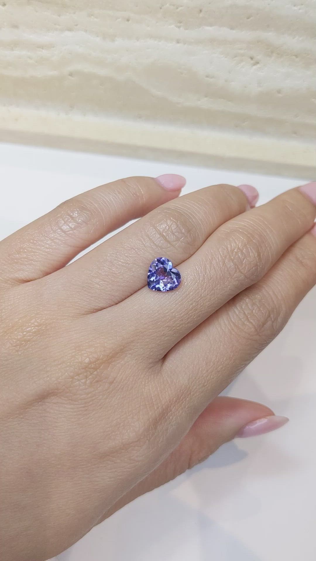 2.02 Ct. Tanzanite from Tanzania Size Video