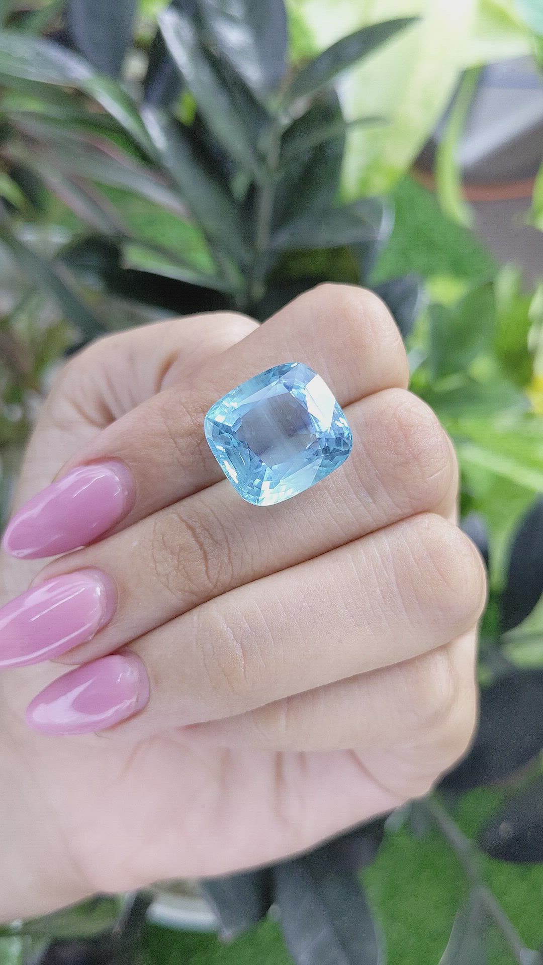 19.40 Ct. Aquamarine from Madagascar Size Video