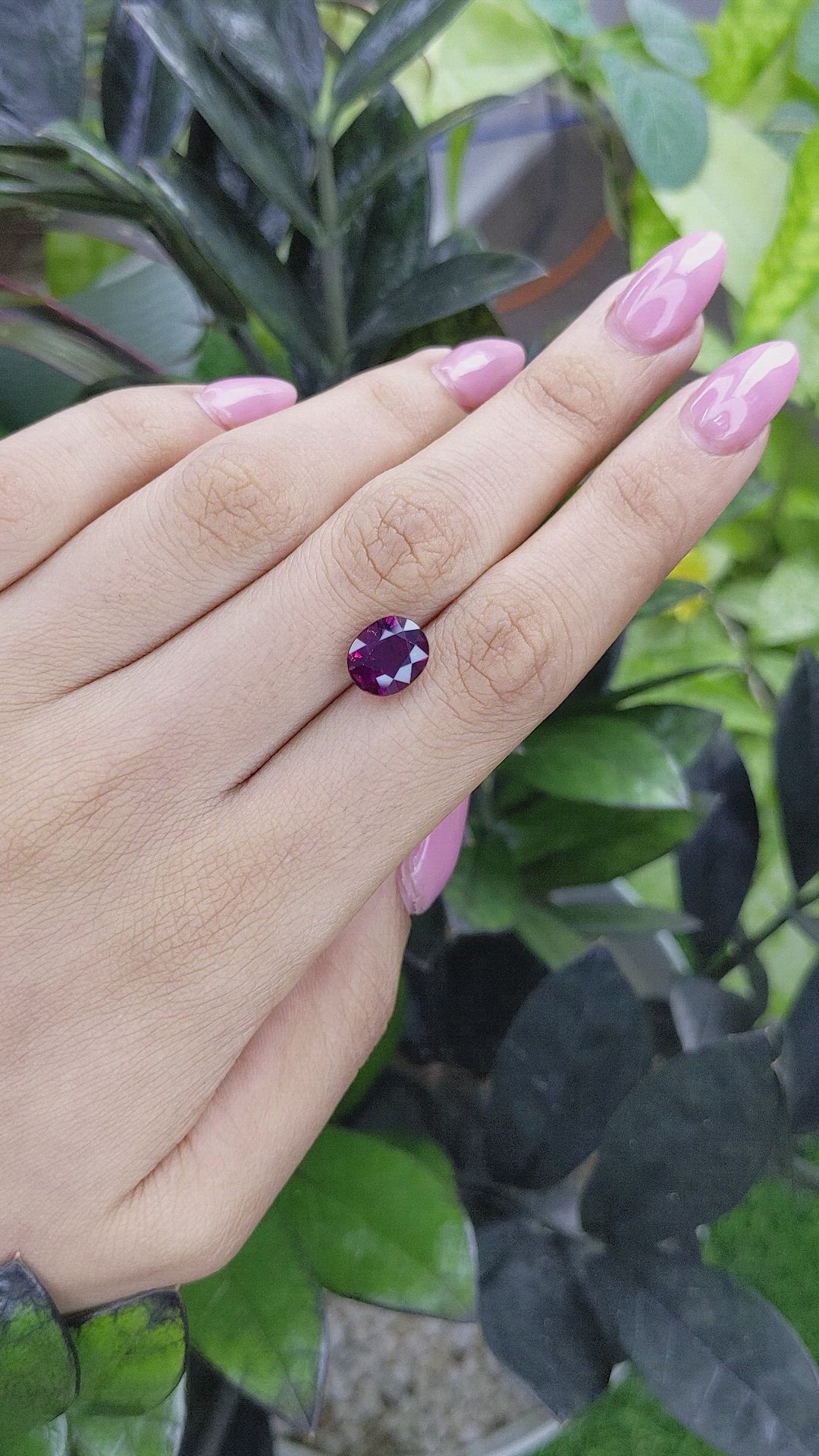 4.22 Ct. Garnet from Madagascar Size Video