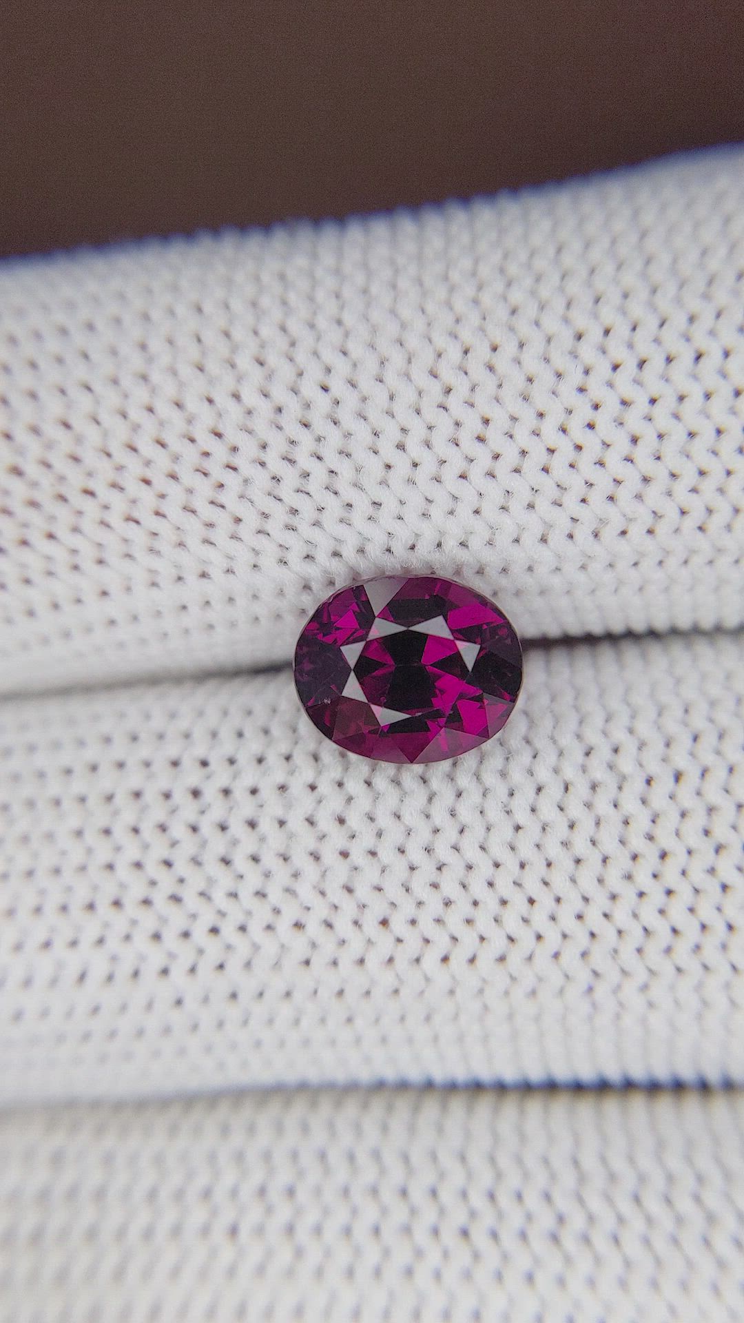 3.37 Ct. Garnet from Ceylon (Sri Lanka) Size Video
