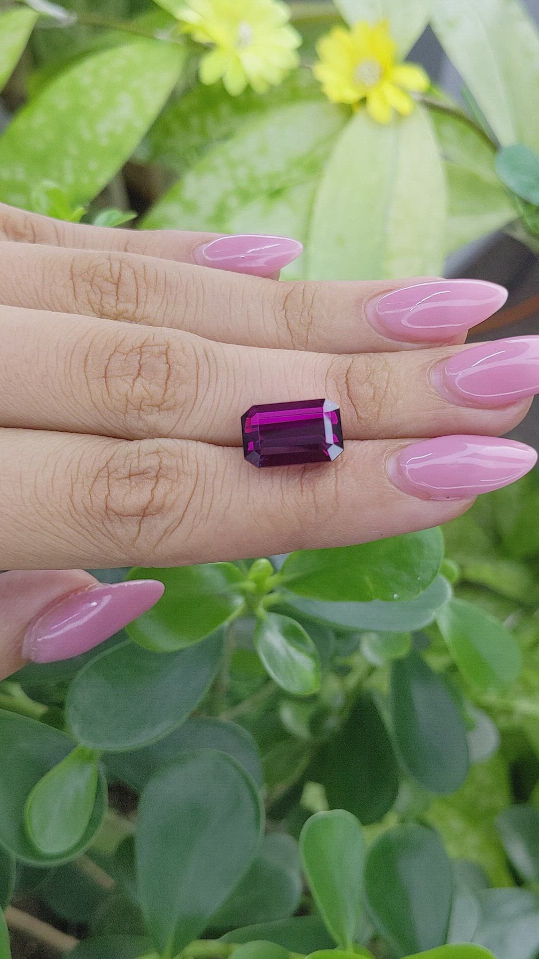 9.01 Ct. Garnet from Madagascar Size Video