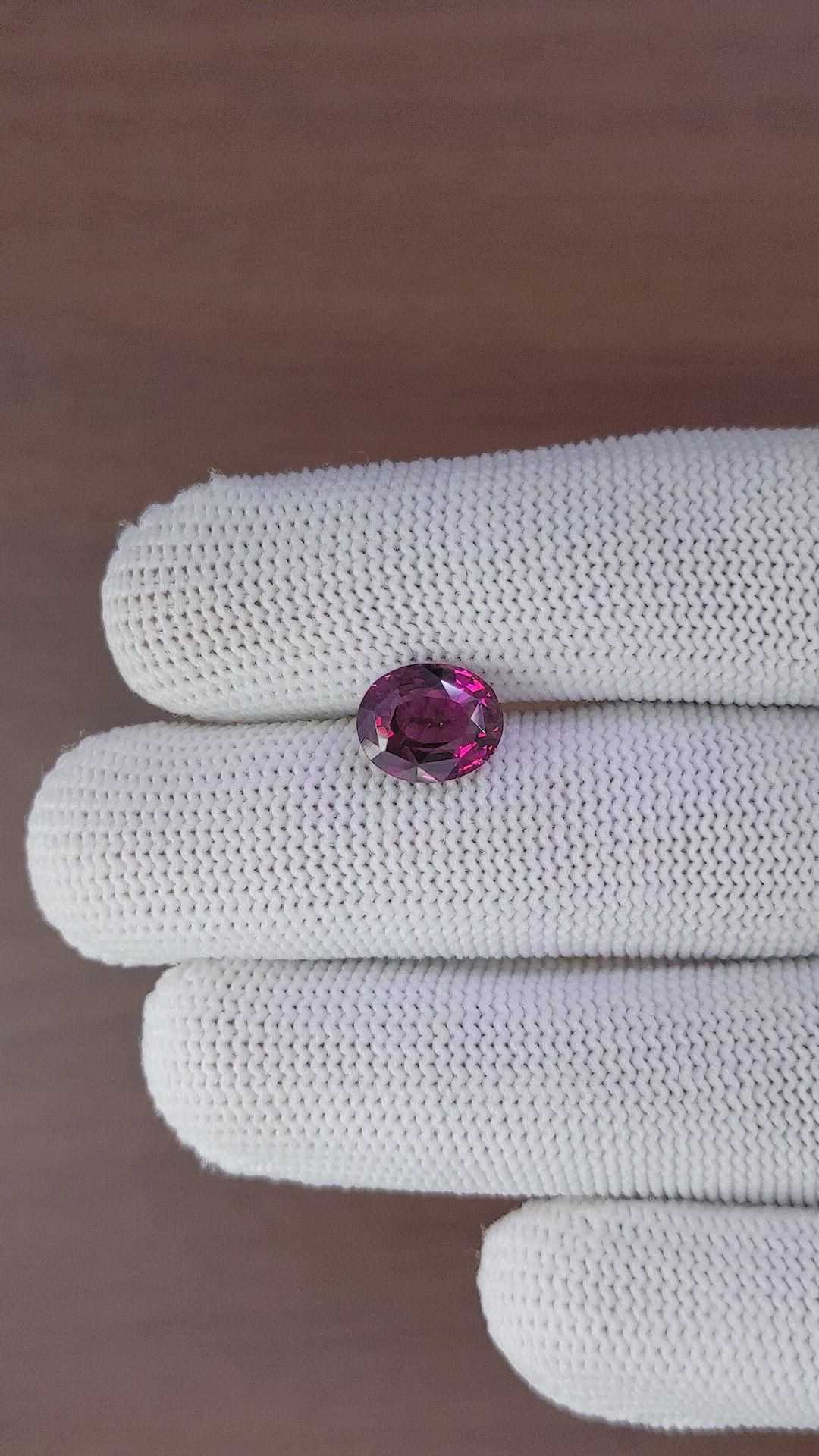 3.52 Ct. Garnet from Madagascar Size Video