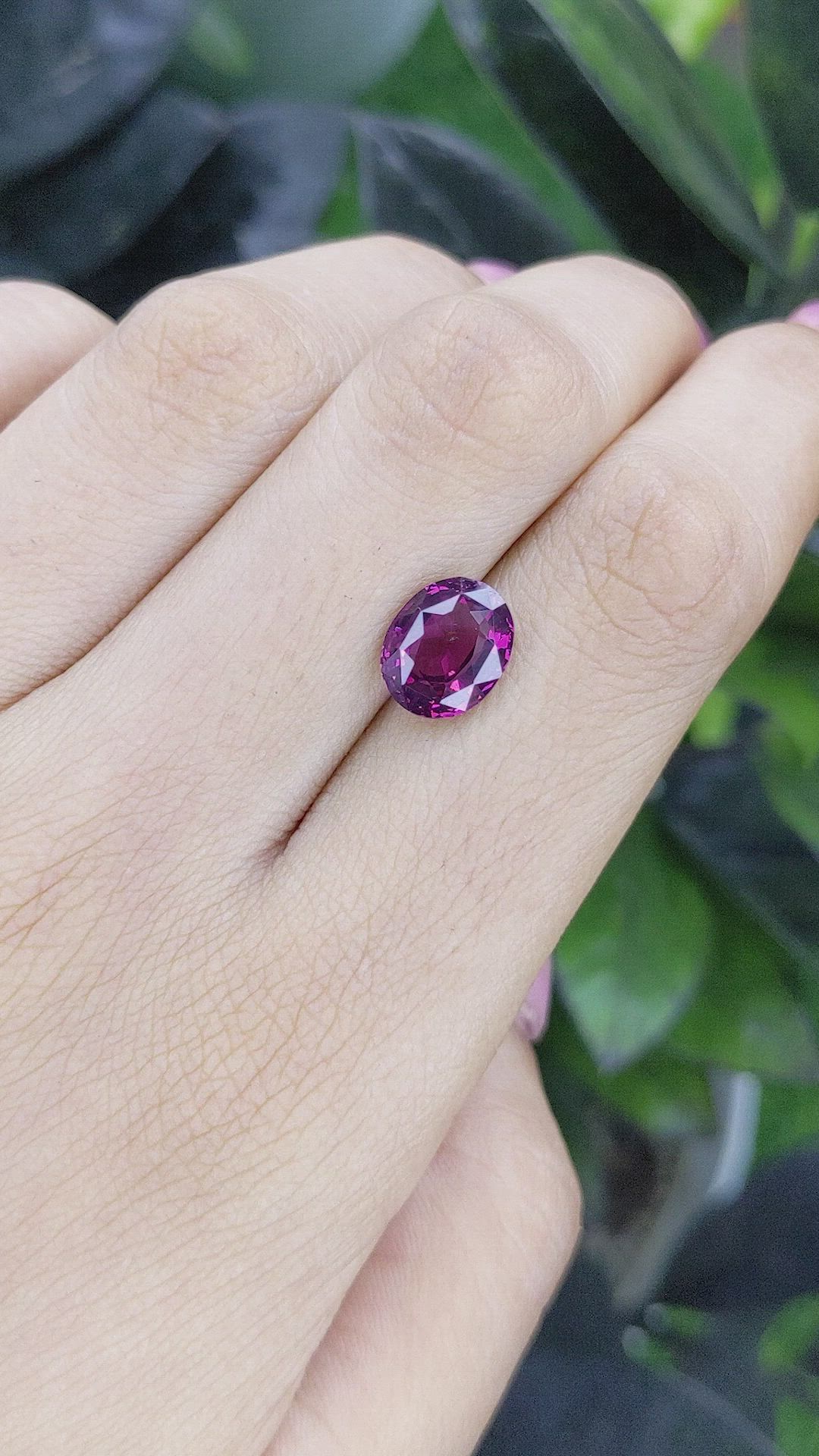 3.52 Ct. Garnet from Madagascar Size Video