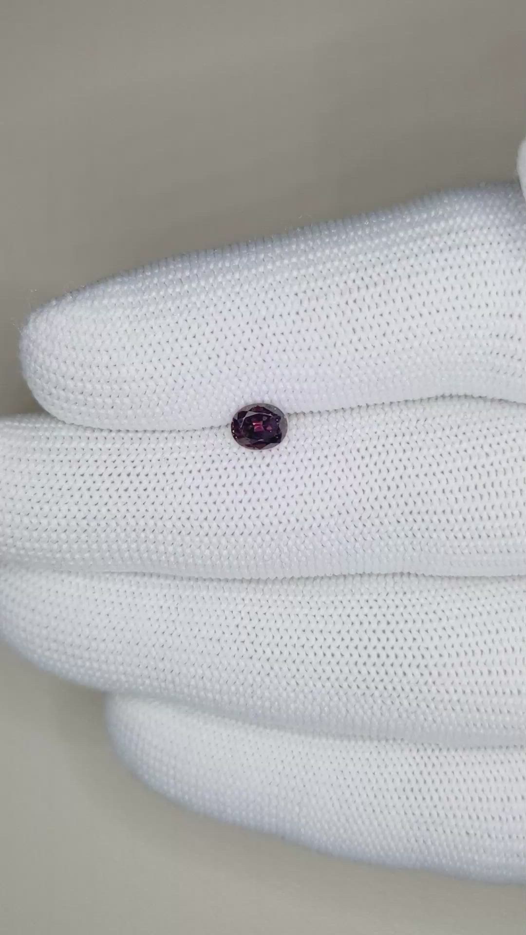 0.54 Ct. Spinel from Ceylon (Sri Lanka) Size Video